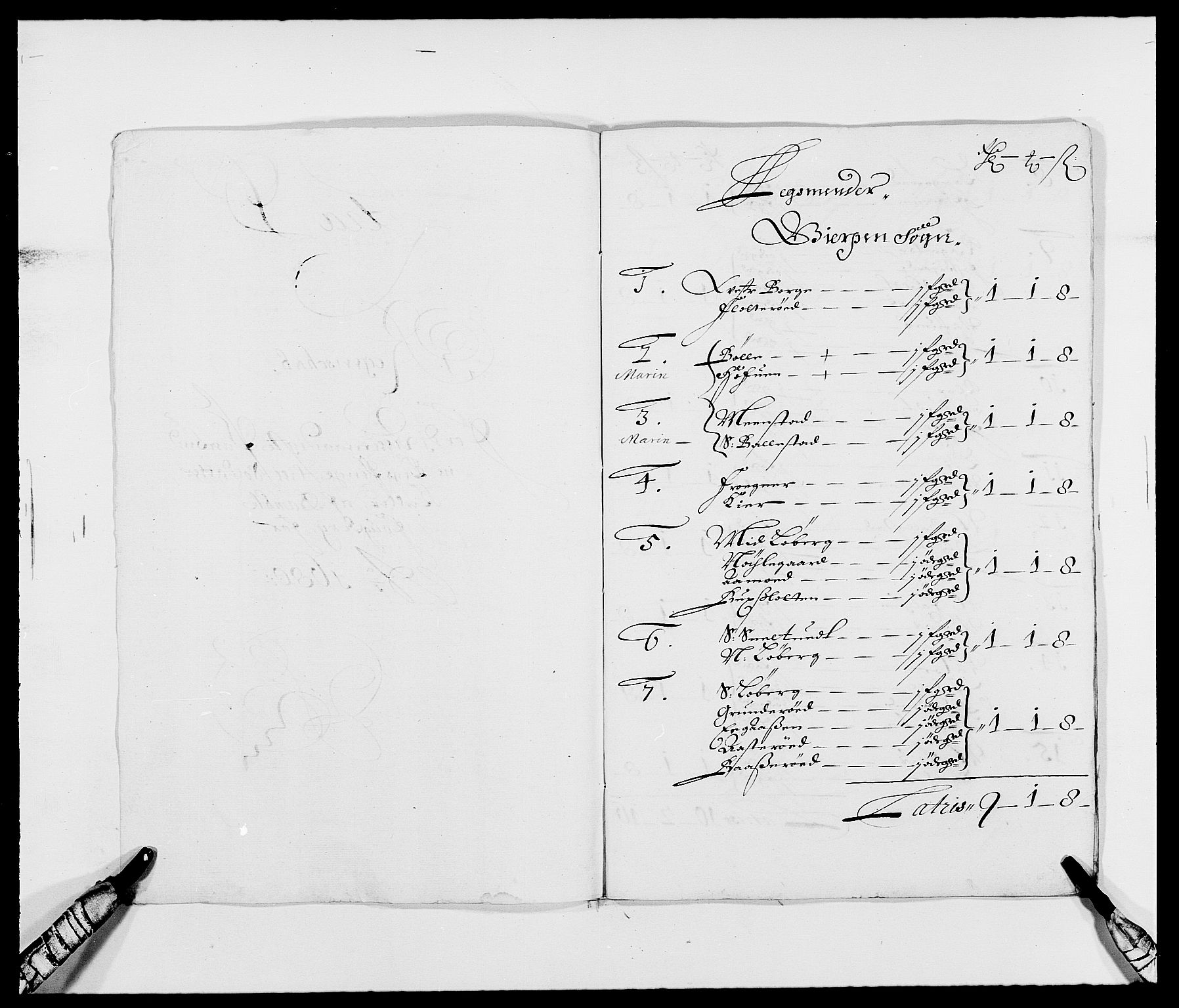 Rentekammeret inntil 1814, Reviderte regnskaper, Fogderegnskap, AV/RA-EA-4092/R34/L2045: Fogderegnskap Bamble, 1680-1681, s. 98