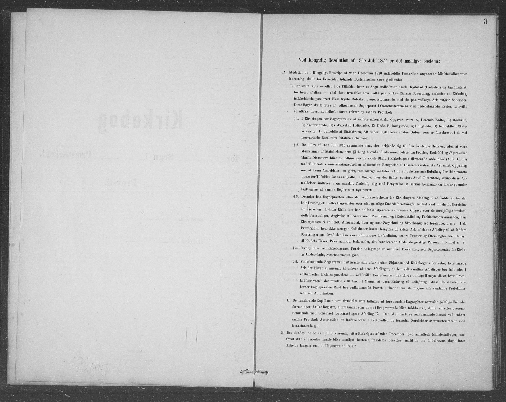 Eigersund sokneprestkontor, SAST/A-101807/S09/L0008: Klokkerbok nr. B 8, 1882-1892, s. 3