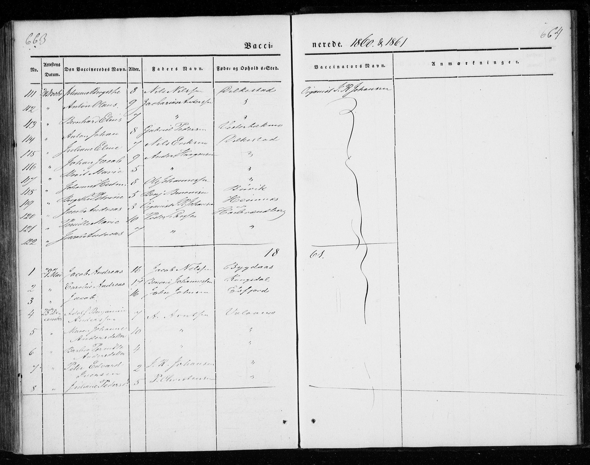 Ministerialprotokoller, klokkerbøker og fødselsregistre - Nordland, SAT/A-1459/825/L0355: Ministerialbok nr. 825A09, 1842-1863, s. 663-664