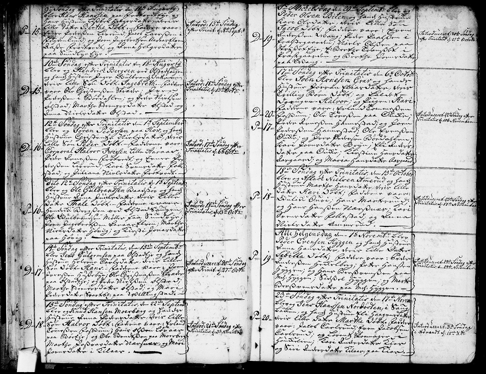 Røyken kirkebøker, AV/SAKO-A-241/G/Ga/L0001: Klokkerbok nr. 1, 1740-1768, s. 56-57