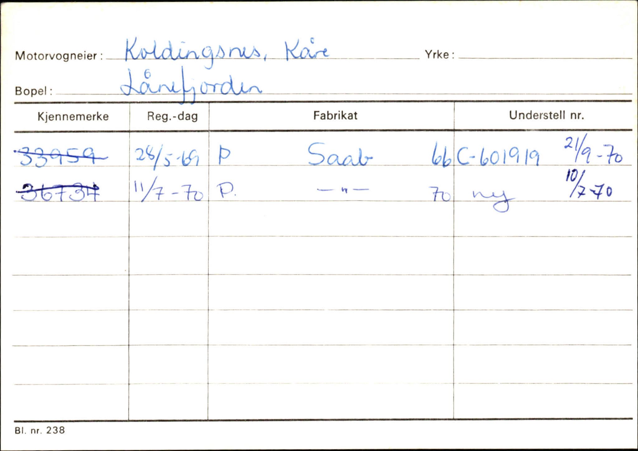 Statens vegvesen, Sogn og Fjordane vegkontor, AV/SAB-A-5301/4/F/L0132: Eigarregister Askvoll A-Å. Balestrand A-Å, 1945-1975, s. 1901