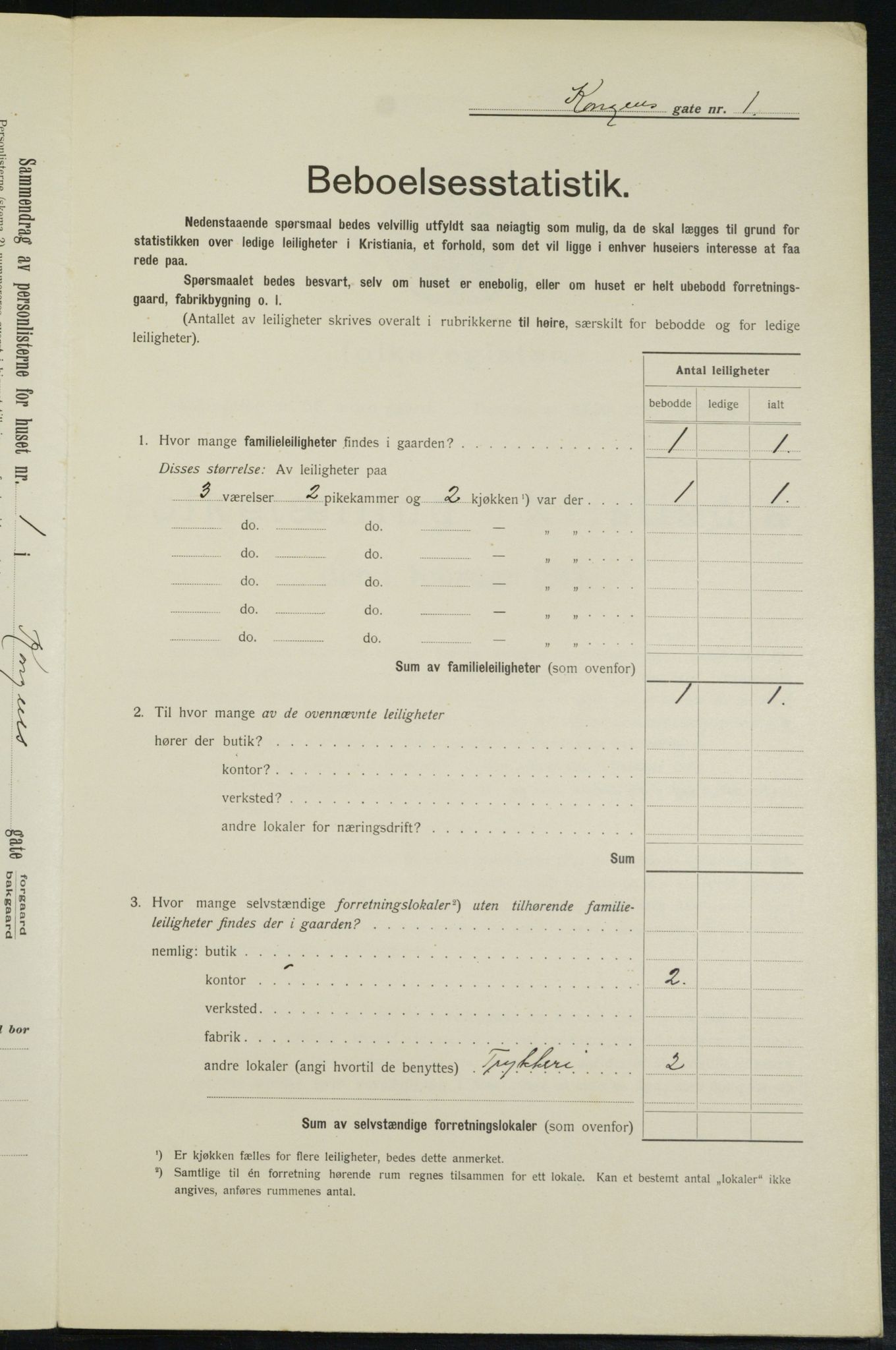 OBA, Kommunal folketelling 1.2.1913 for Kristiania, 1913, s. 52153