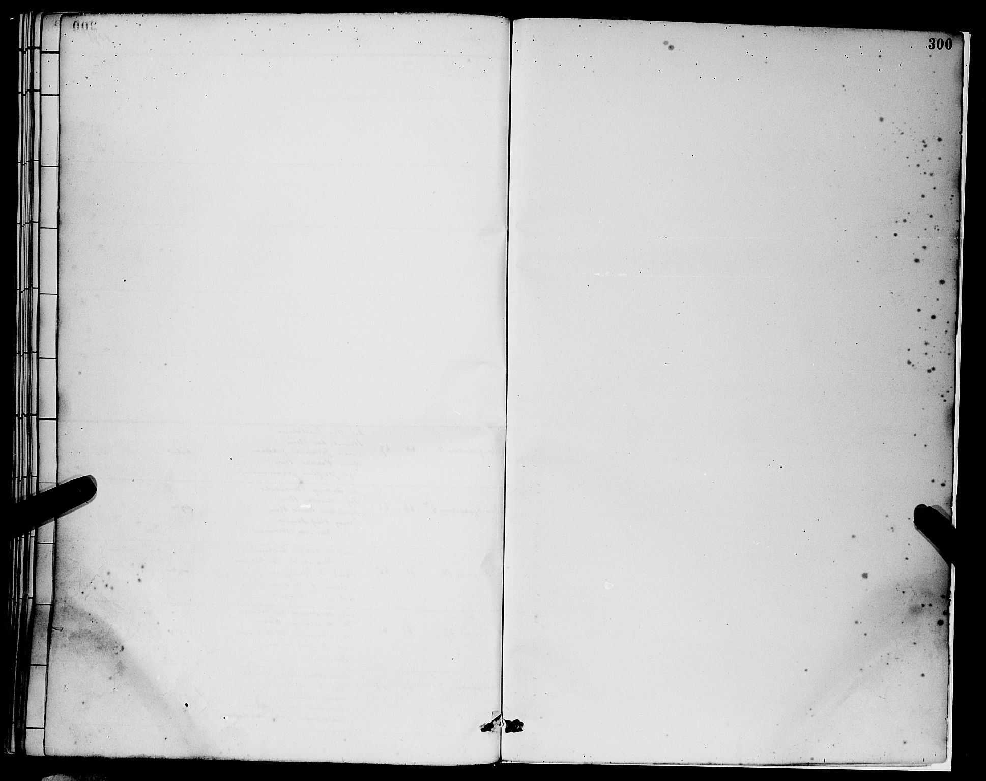 Korskirken sokneprestembete, SAB/A-76101/H/Hab: Klokkerbok nr. B 9, 1887-1896, s. 300