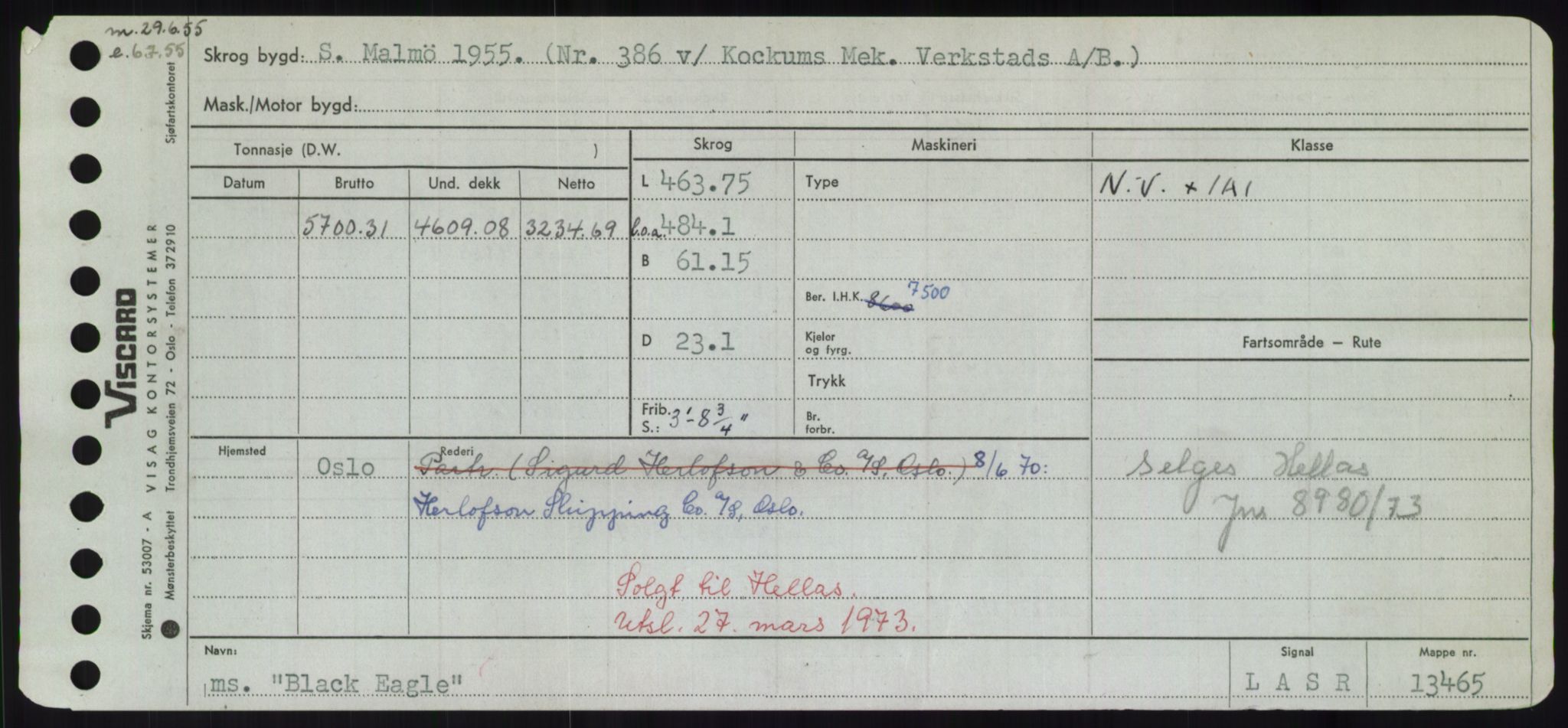 Sjøfartsdirektoratet med forløpere, Skipsmålingen, RA/S-1627/H/Hd/L0004: Fartøy, Bia-Boy, s. 255