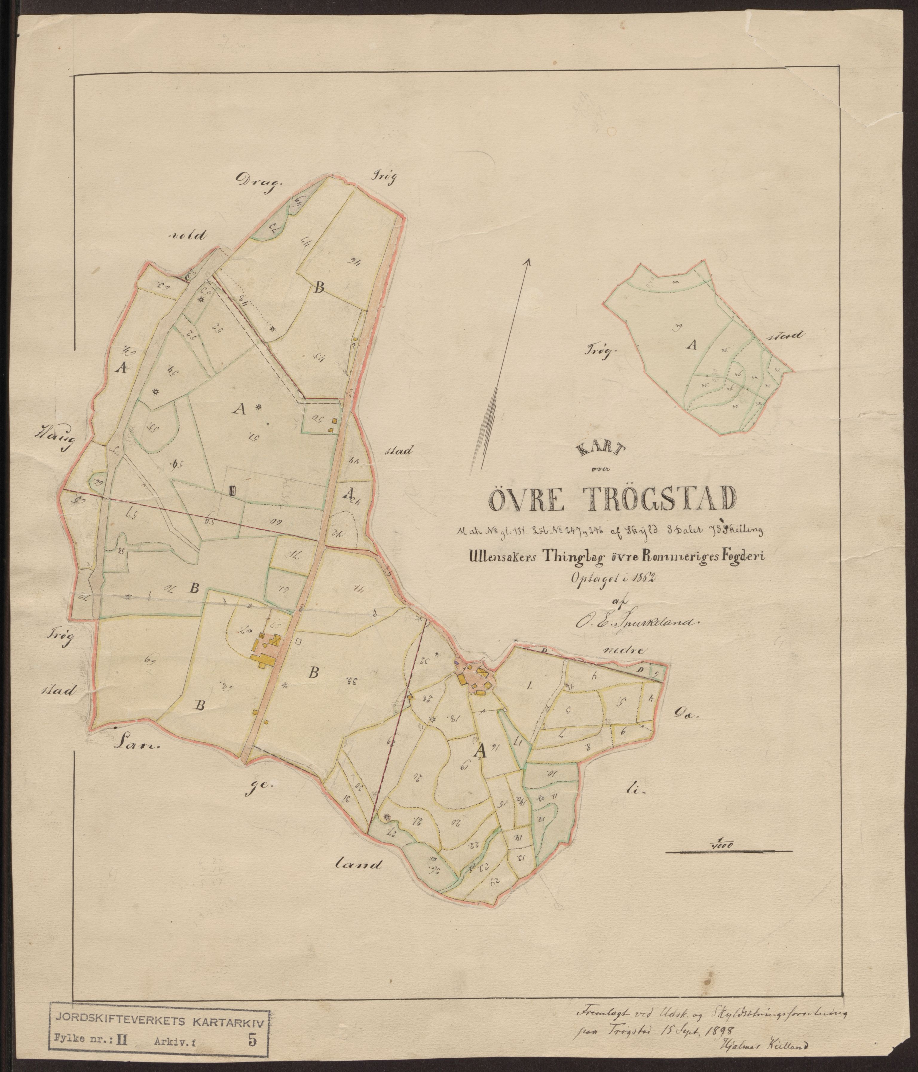 Jordskifteverkets kartarkiv, AV/RA-S-3929/T, 1859-1988, s. 19