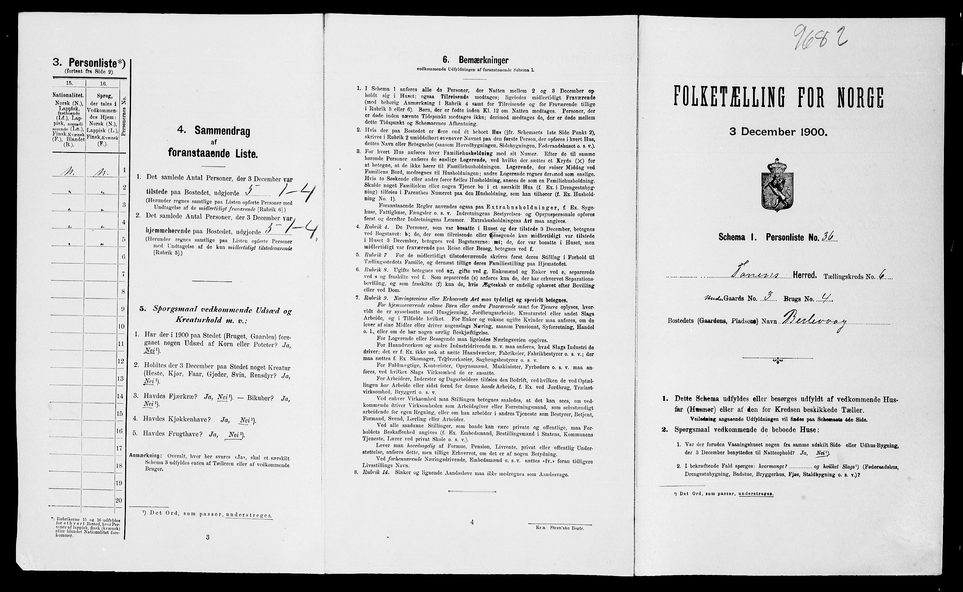 SATØ, Folketelling 1900 for 2025 Tana herred, 1900, s. 970