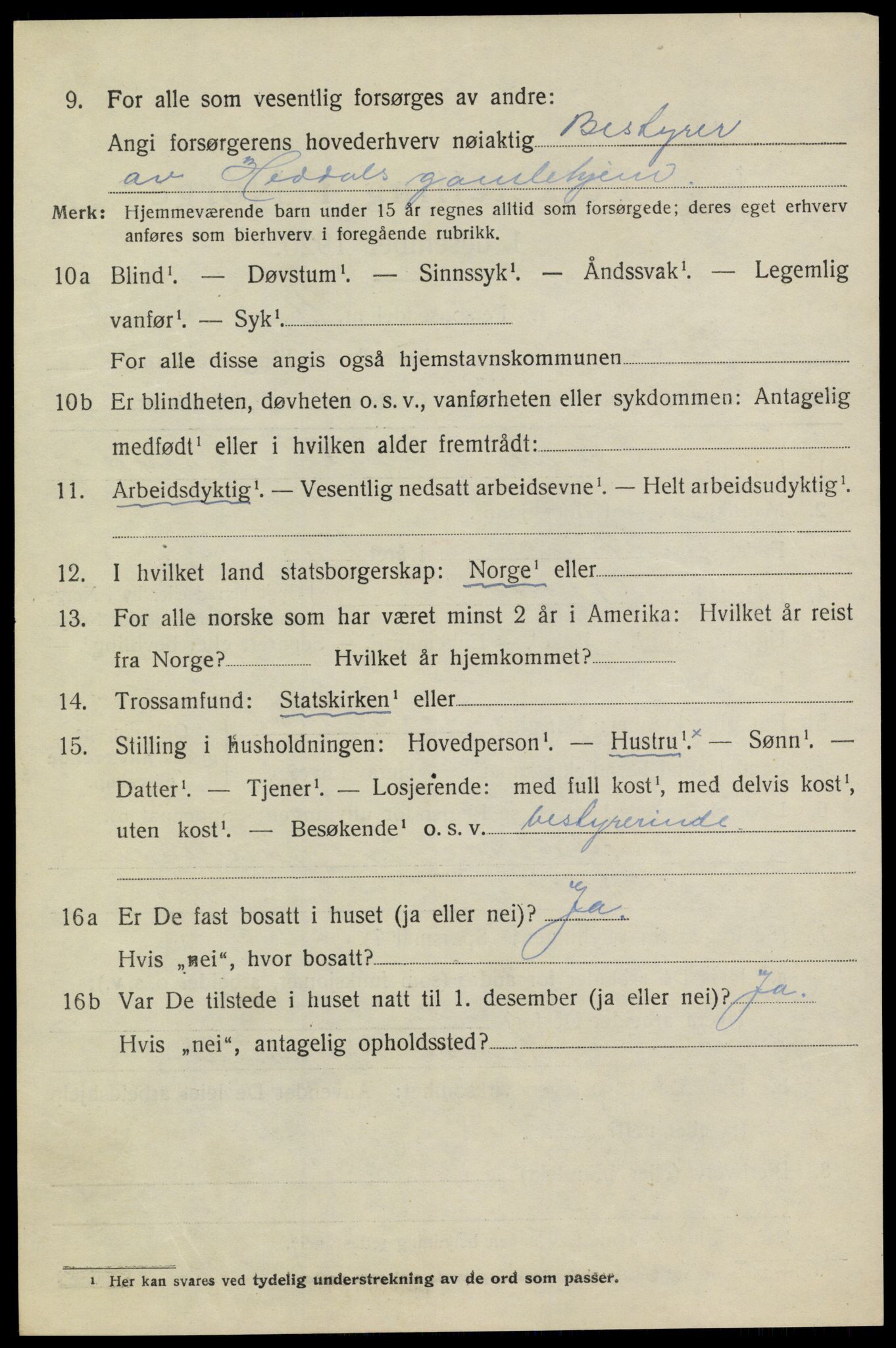 SAKO, Folketelling 1920 for 0823 Heddal herred, 1920, s. 5669