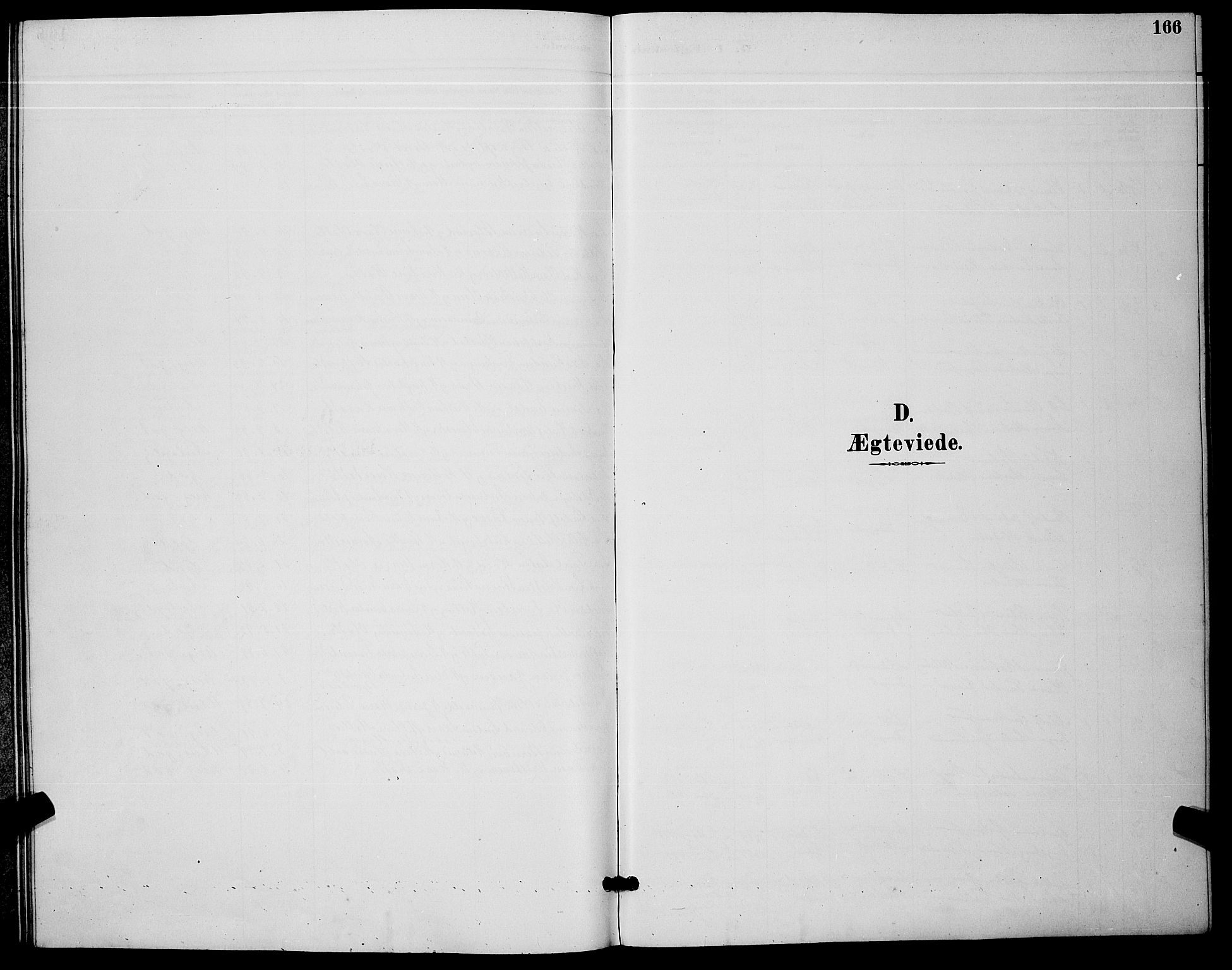 Kongsberg kirkebøker, SAKO/A-22/G/Ga/L0006: Klokkerbok nr. 6, 1890-1901, s. 166