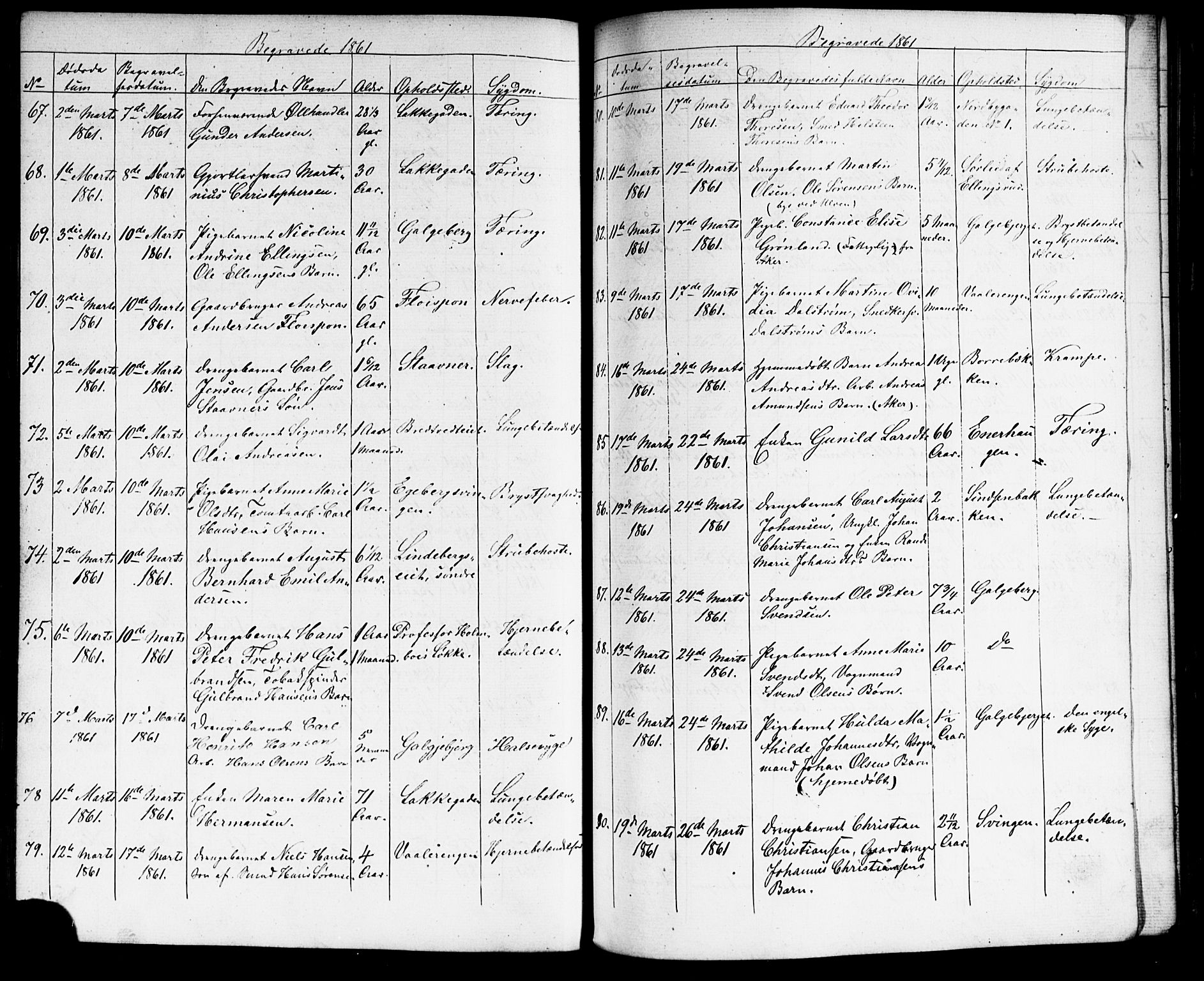 Grønland prestekontor Kirkebøker, SAO/A-10848/G/Ga/L0001: Klokkerbok nr. 1, 1859-1861