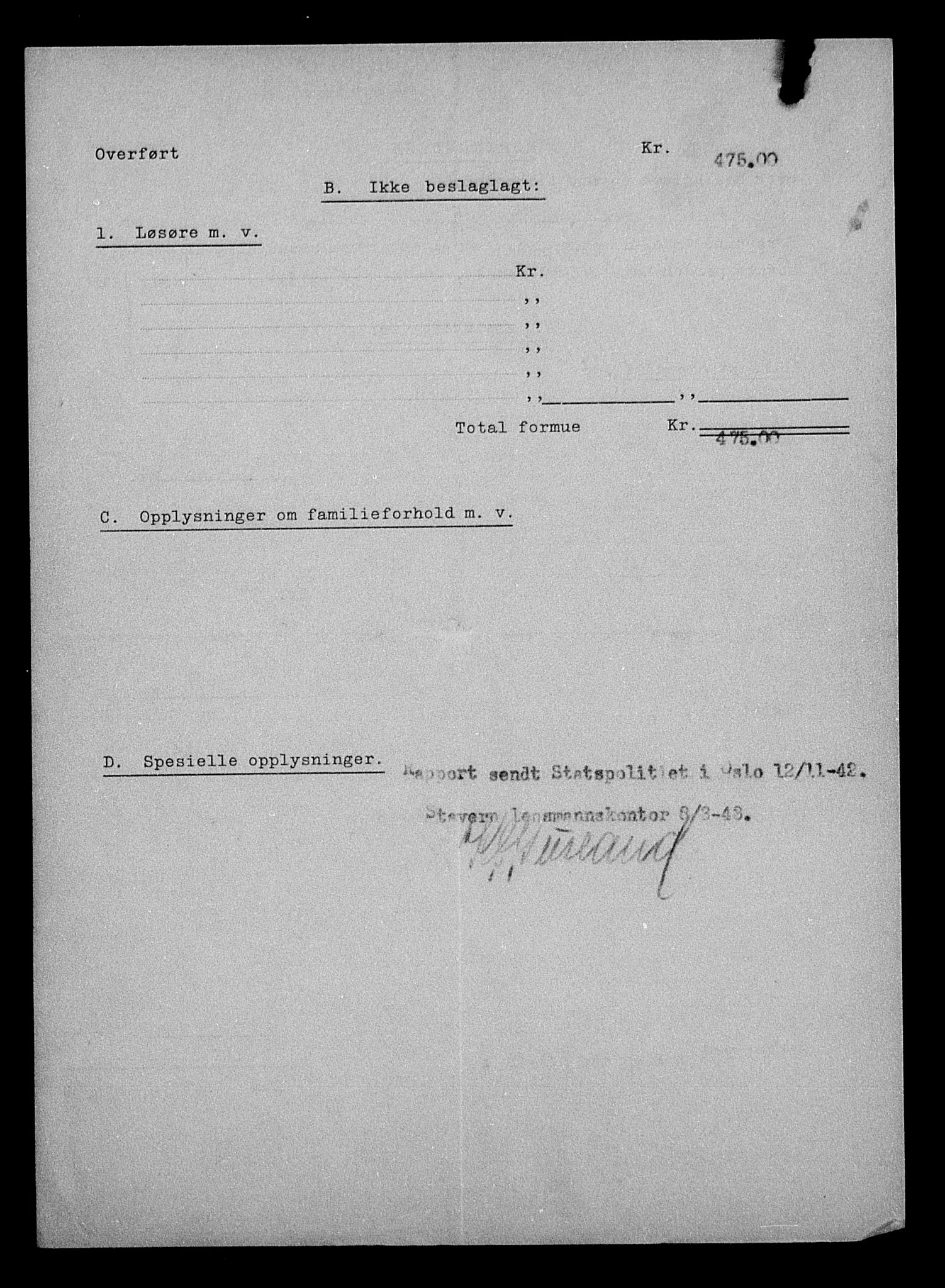 Justisdepartementet, Tilbakeføringskontoret for inndratte formuer, AV/RA-S-1564/H/Hc/Hcc/L0930: --, 1945-1947, s. 194