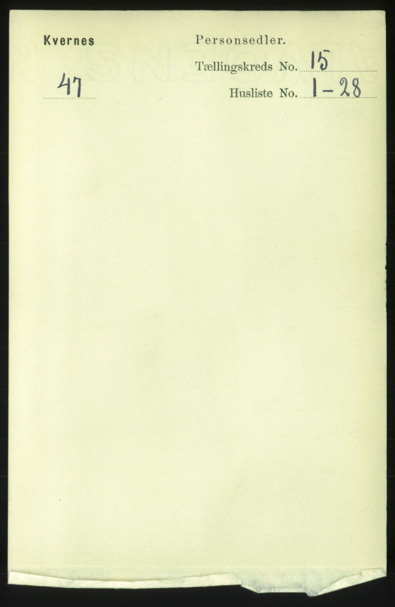 RA, Folketelling 1891 for 1553 Kvernes herred, 1891, s. 5950