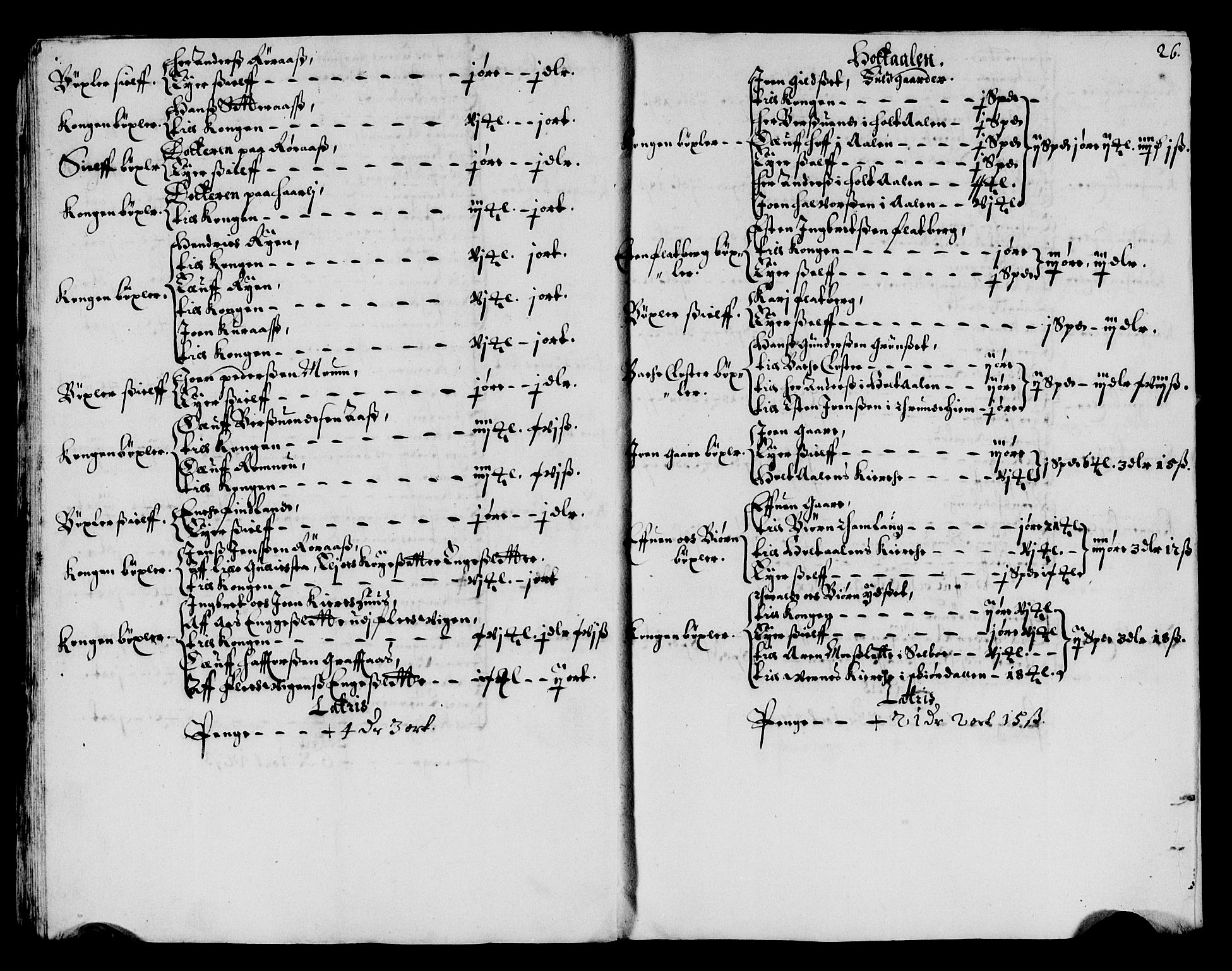 Rentekammeret inntil 1814, Reviderte regnskaper, Lensregnskaper, AV/RA-EA-5023/R/Rb/Rbw/L0129: Trondheim len, 1657-1658
