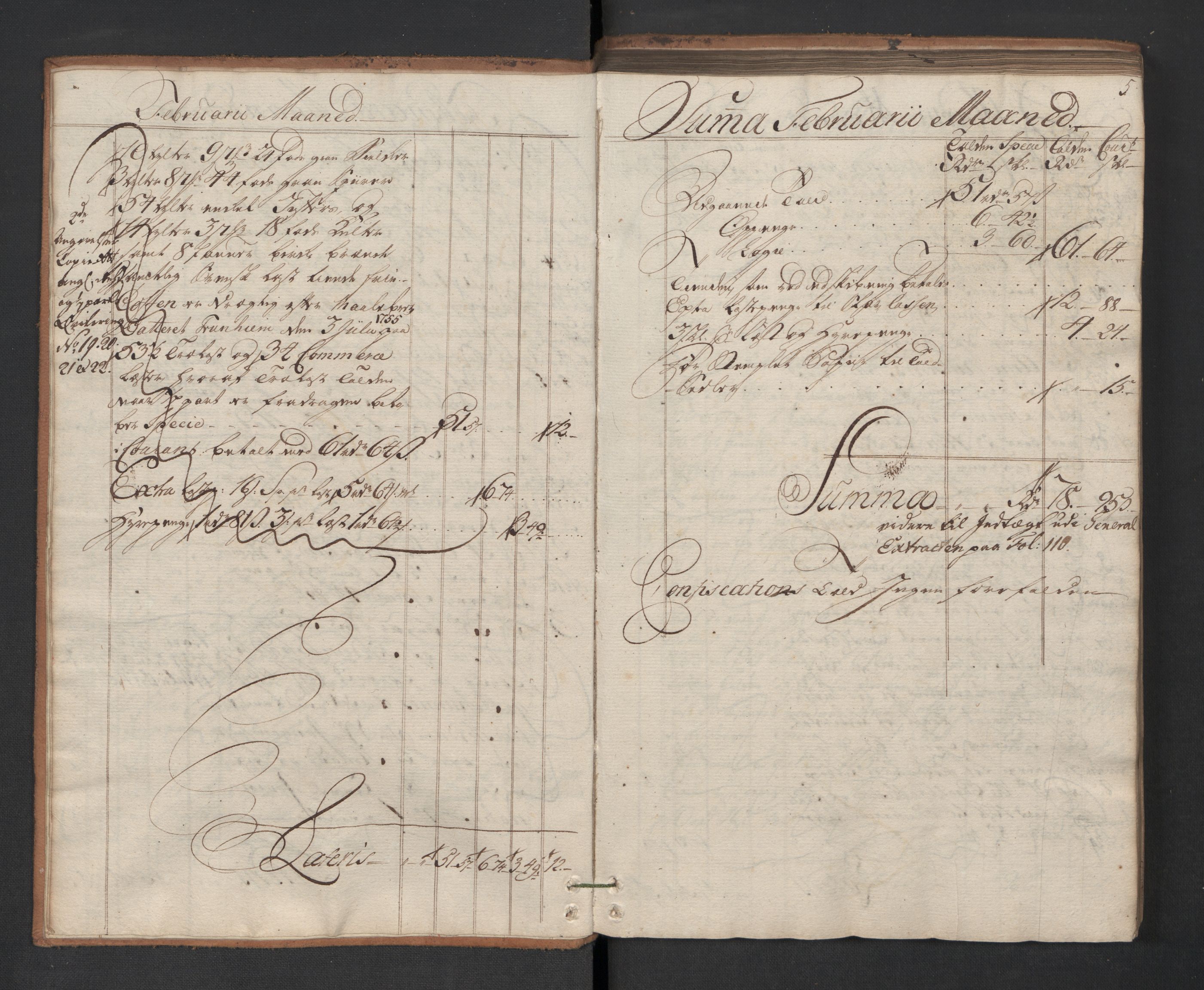 Generaltollkammeret, tollregnskaper, AV/RA-EA-5490/R01/L0053/0001: Tollregnskaper Fredrikshald / Utgående hovedtollbok, 1764