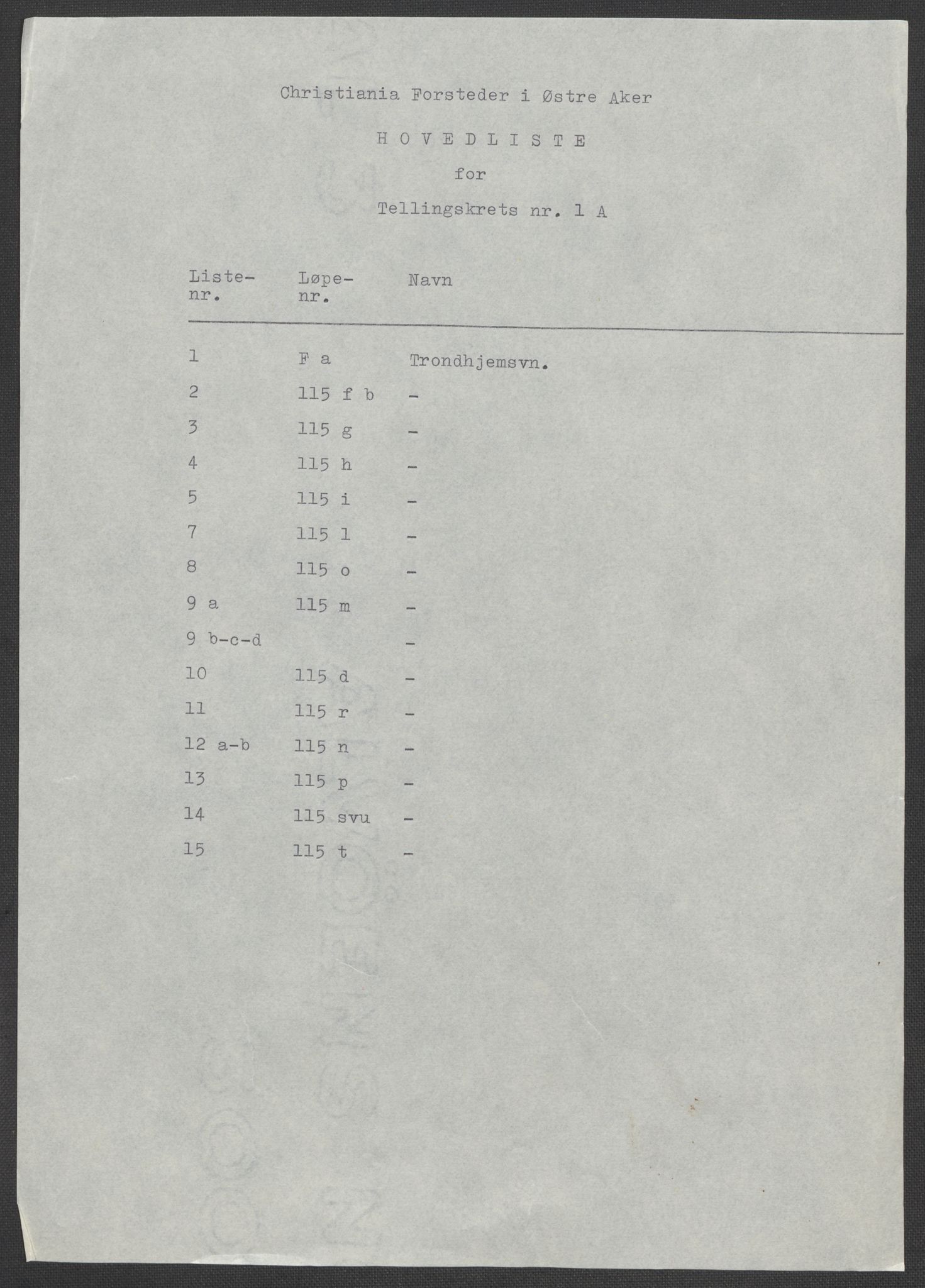 RA, Folketelling 1875 for 0218bP Østre Aker prestegjeld, 1875, s. 90