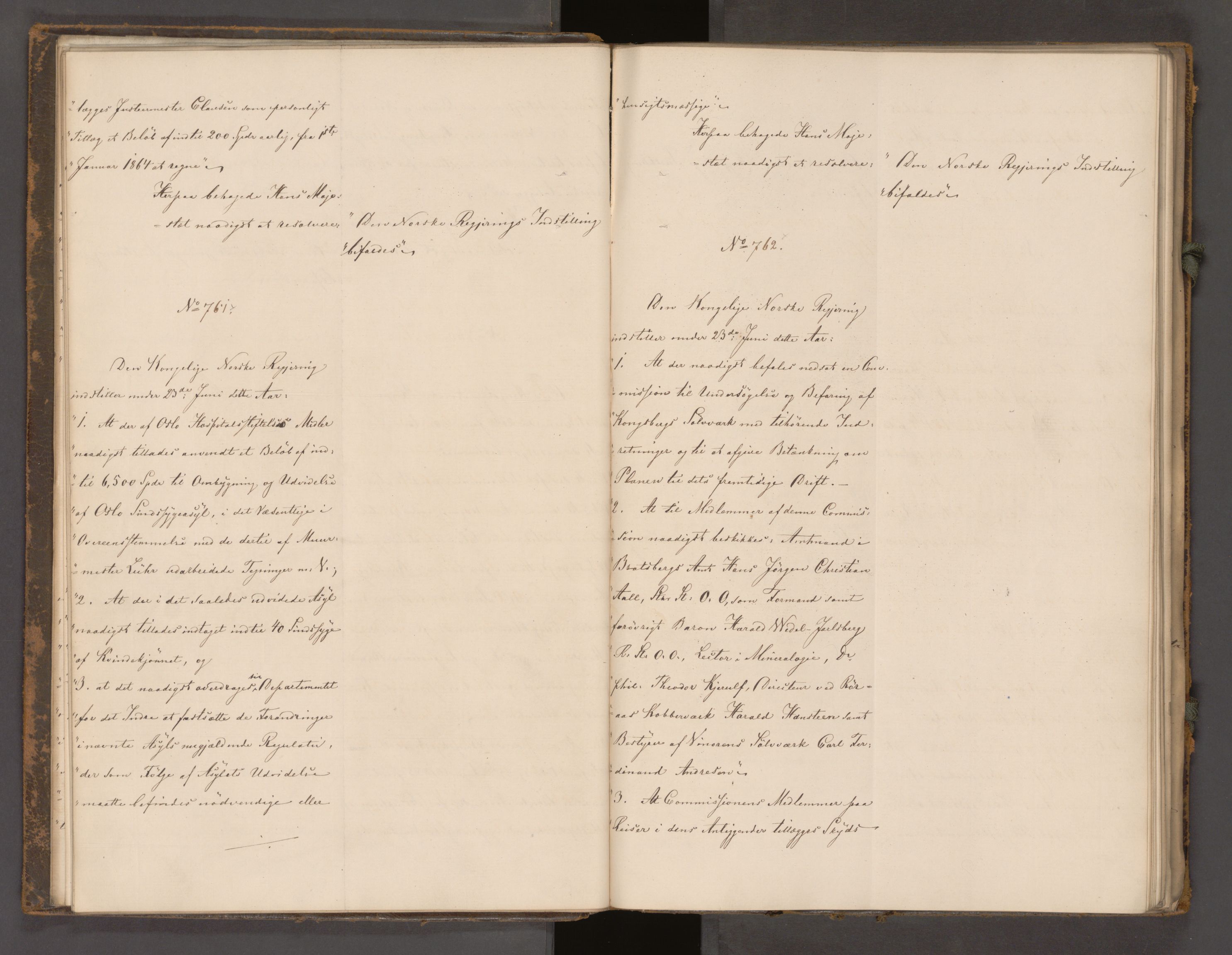 Statsrådssekretariatet, AV/RA-S-1001/A/Ab/L0104: Kgl. res. nr. 724-1001b, 2. halvår, 1865
