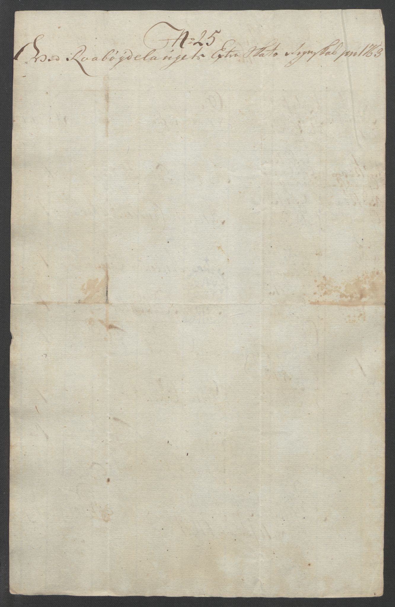 Rentekammeret inntil 1814, Reviderte regnskaper, Fogderegnskap, AV/RA-EA-4092/R40/L2517: Ekstraskatten Råbyggelag, 1762-1763, s. 342