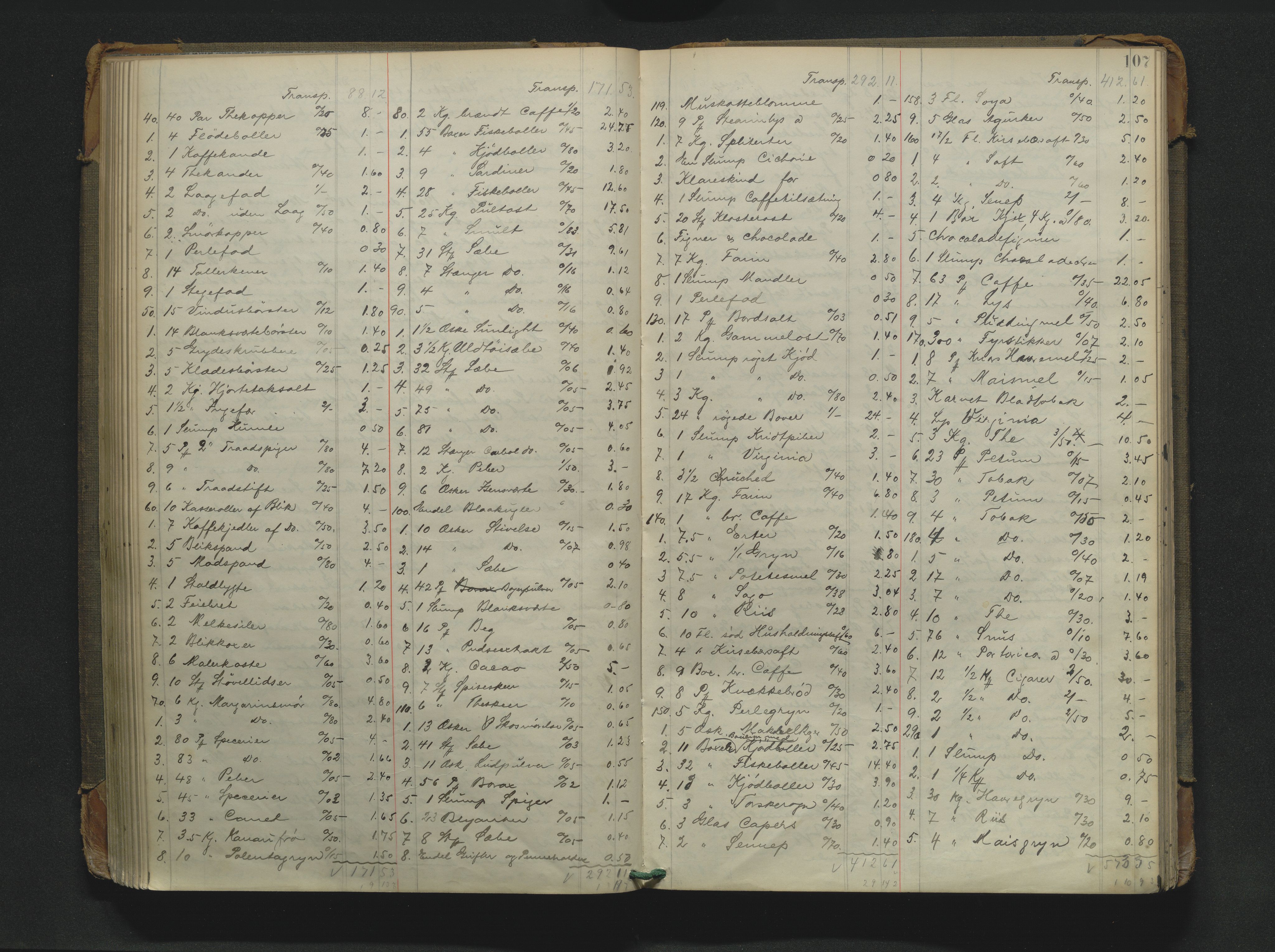 Drammen byfogd, AV/SAKO-A-222/H/Hb/Hbb/L0009: Registreringsprotokoll., 1899-1907, s. 107