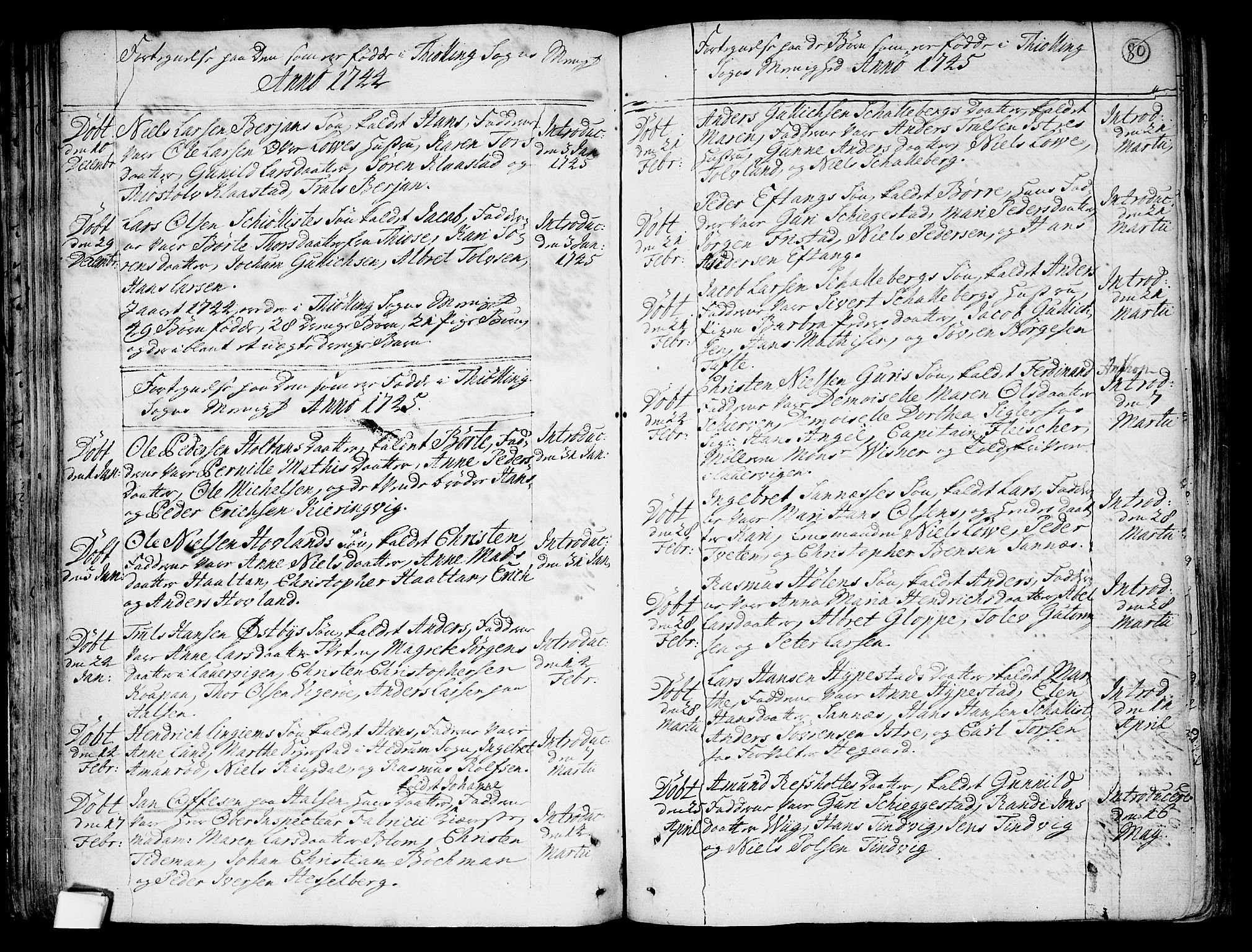 Tjølling kirkebøker, SAKO/A-60/F/Fa/L0003: Ministerialbok nr. 3, 1735-1778, s. 80