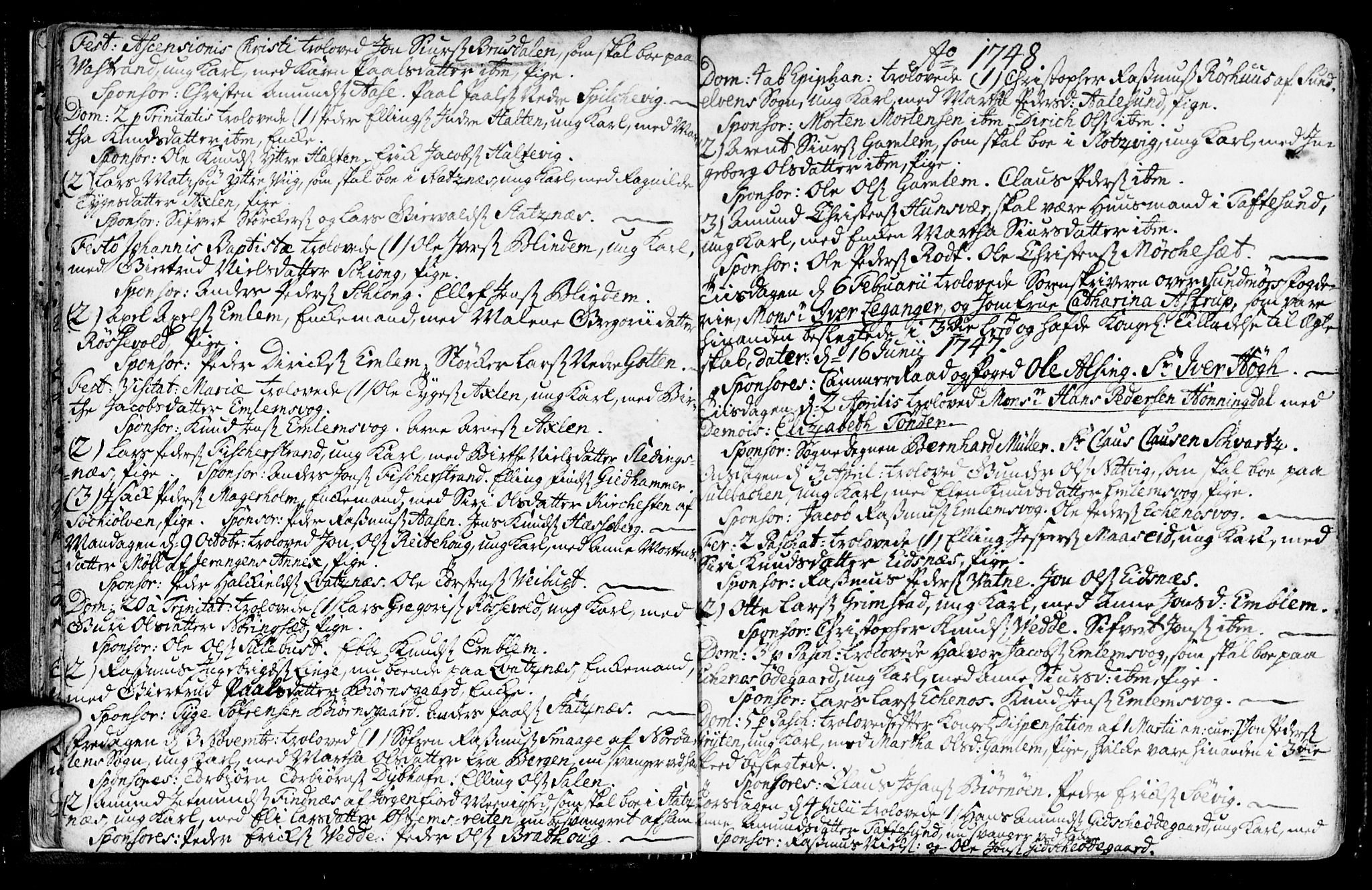 Ministerialprotokoller, klokkerbøker og fødselsregistre - Møre og Romsdal, AV/SAT-A-1454/528/L0391: Ministerialbok nr. 528A02, 1739-1761