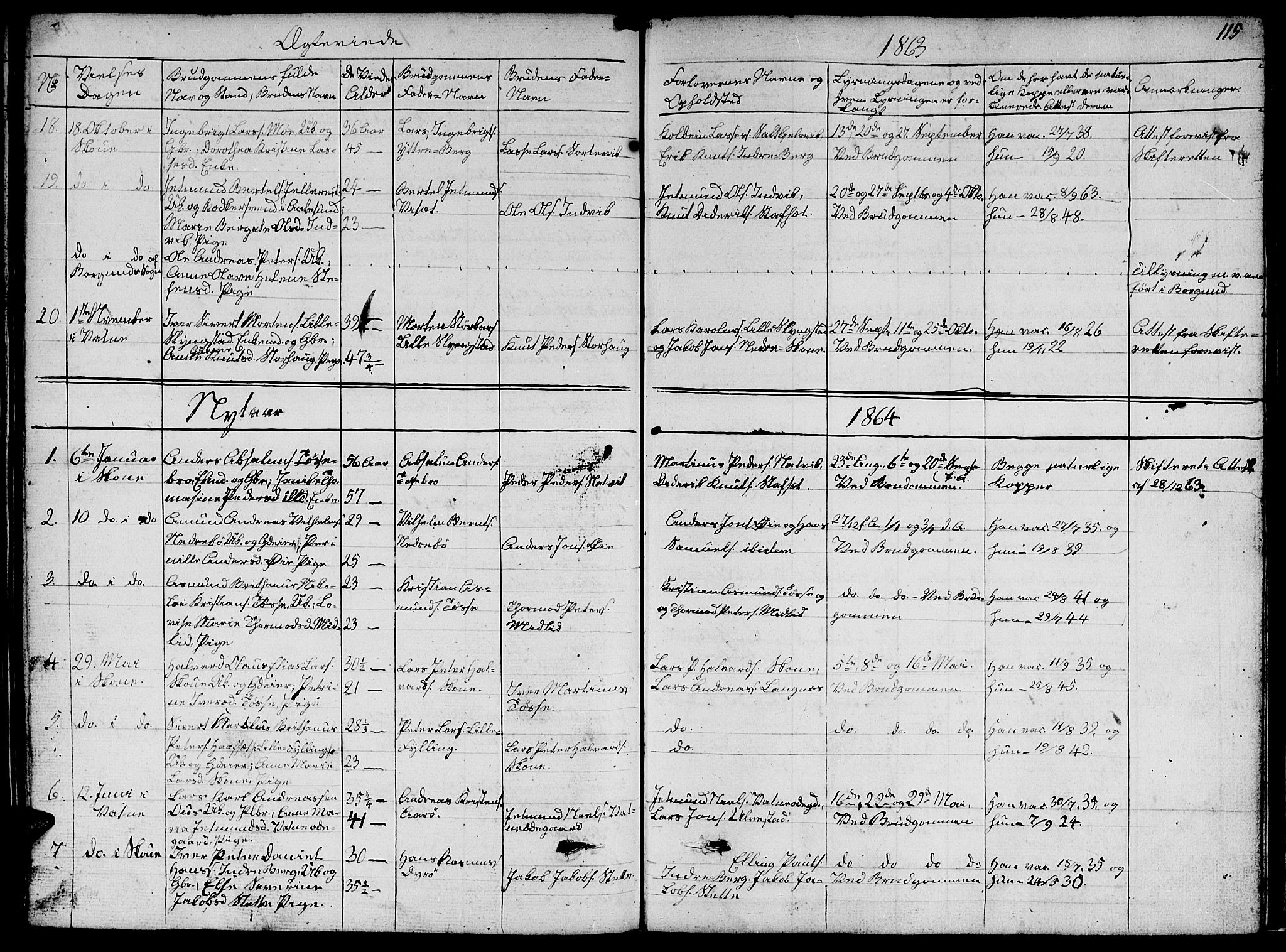 Ministerialprotokoller, klokkerbøker og fødselsregistre - Møre og Romsdal, AV/SAT-A-1454/524/L0363: Klokkerbok nr. 524C04, 1855-1864, s. 115