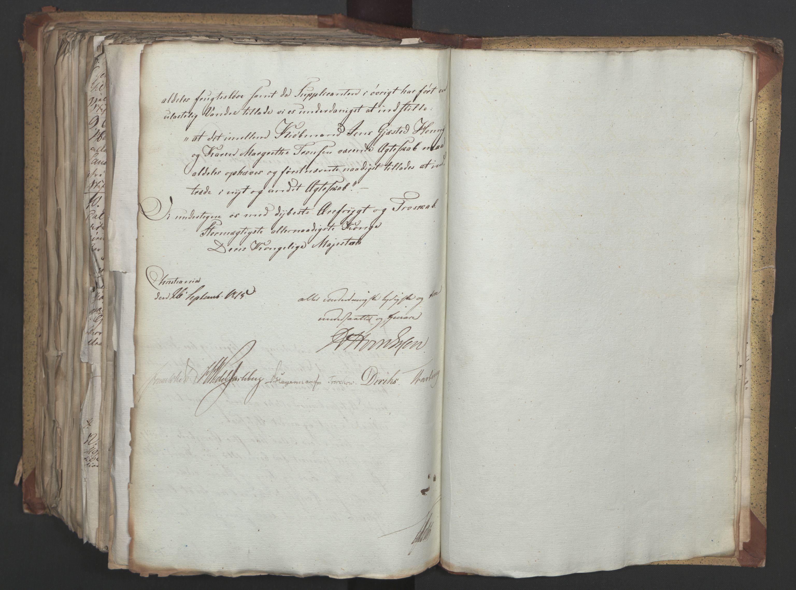 Statsrådsavdelingen i Stockholm, AV/RA-S-1003/D/Da/L0003: Regjeringsinnstillinger nr. 519-787, 1815, s. 560
