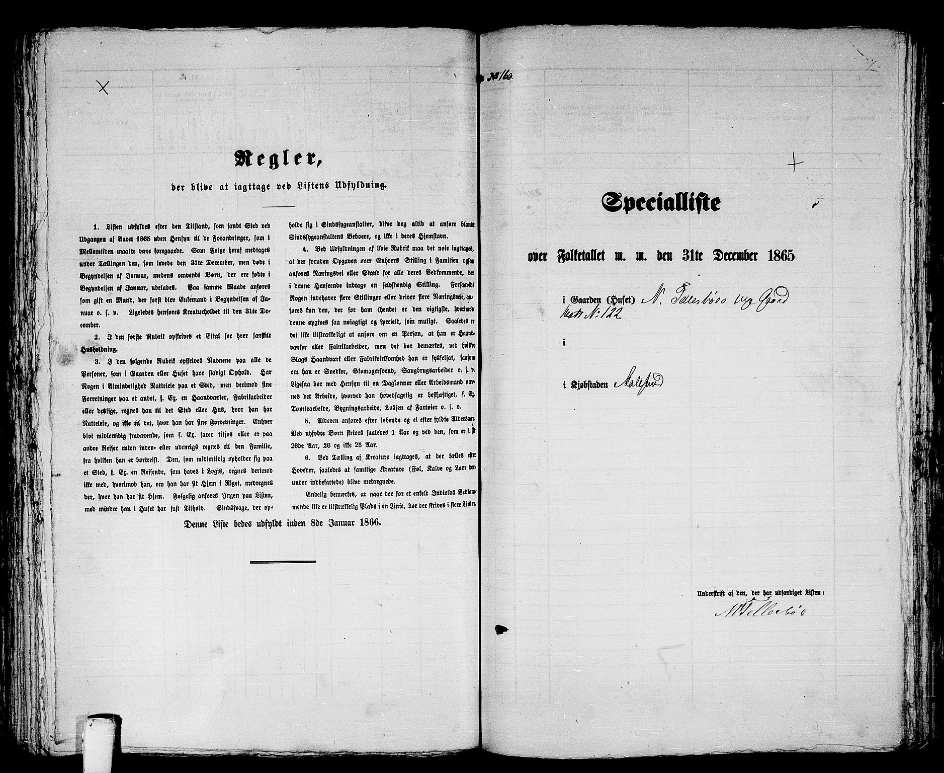 RA, Folketelling 1865 for 1501P Ålesund prestegjeld, 1865, s. 335