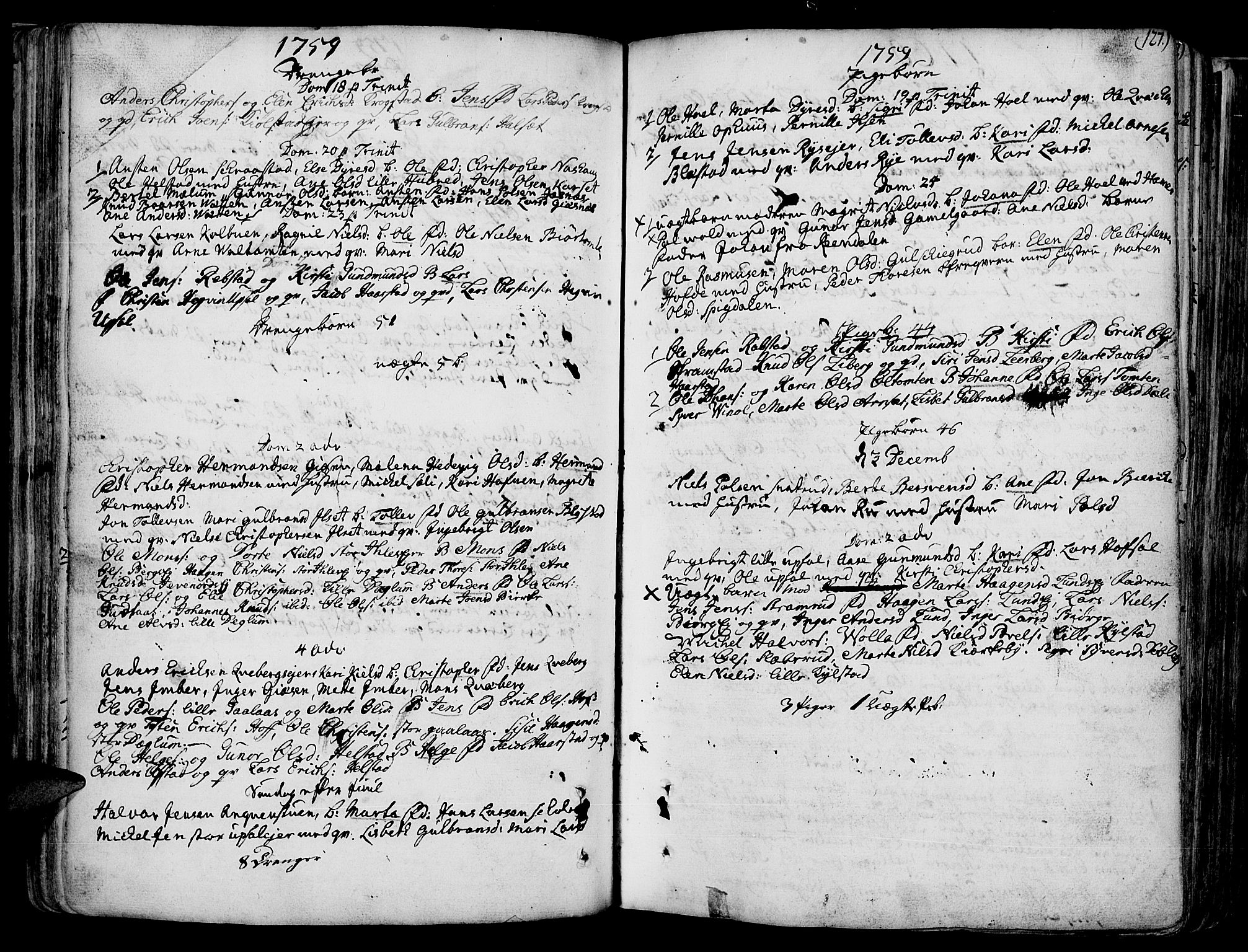 Vang prestekontor, Hedmark, AV/SAH-PREST-008/H/Ha/Haa/L0003: Ministerialbok nr. 3, 1734-1809, s. 127
