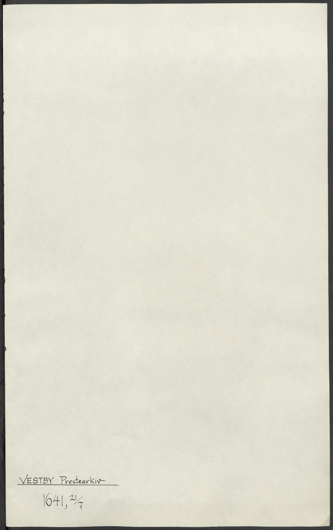 Riksarkivets diplomsamling, RA/EA-5965/F15/L0006: Prestearkiv - Akershus, 1593-1865, s. 214