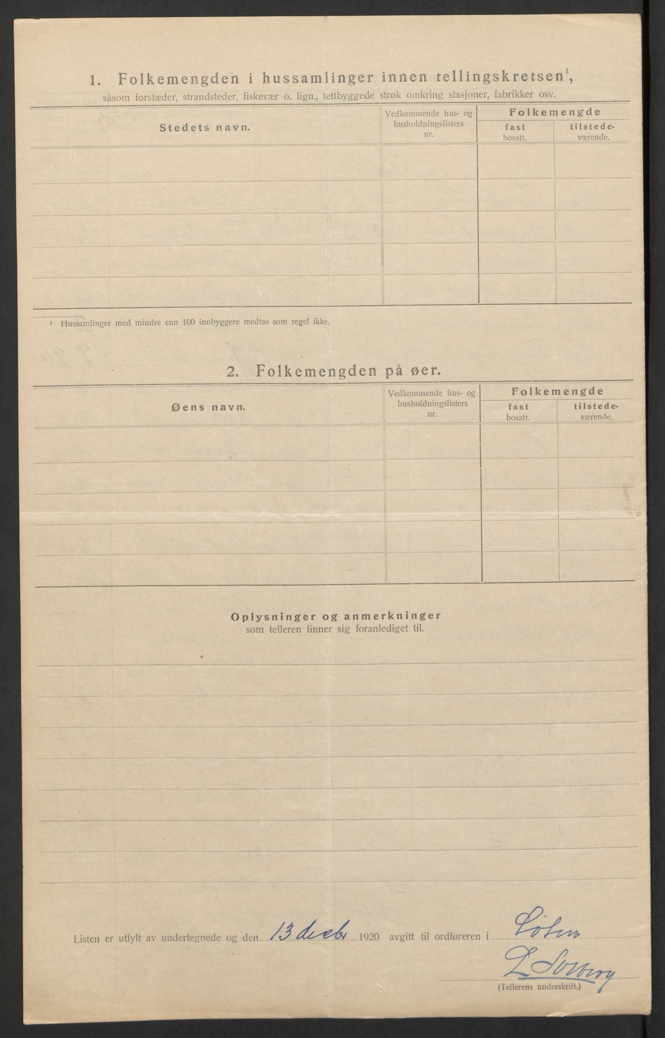 SAH, Folketelling 1920 for 0415 Løten herred, 1920, s. 21
