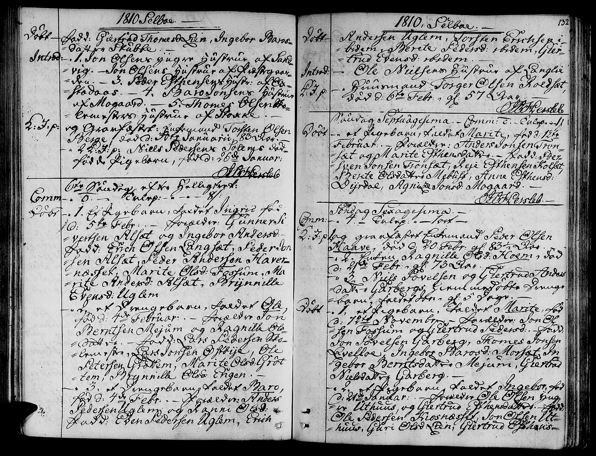 Ministerialprotokoller, klokkerbøker og fødselsregistre - Sør-Trøndelag, AV/SAT-A-1456/695/L1140: Ministerialbok nr. 695A03, 1801-1815, s. 132