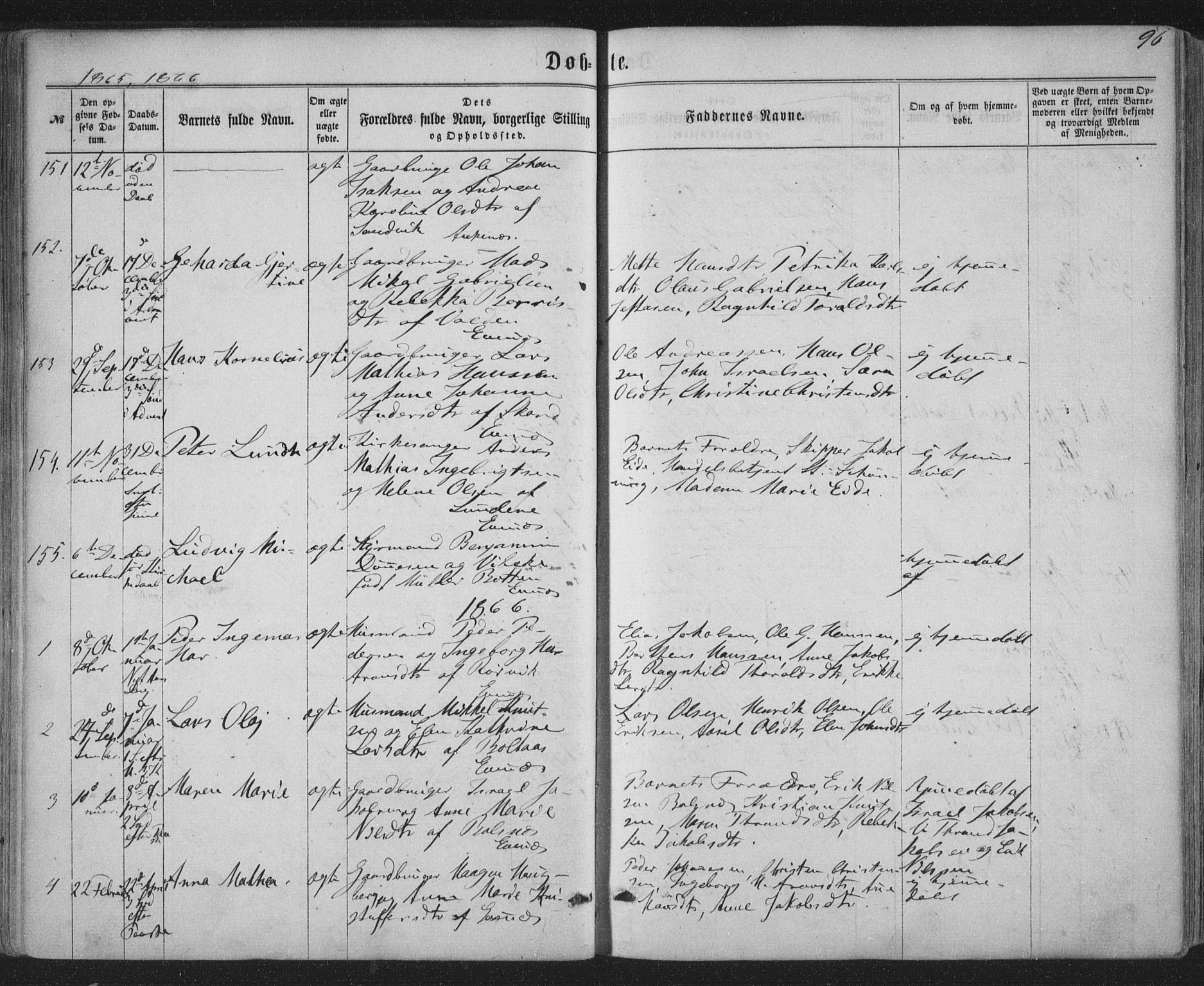 Ministerialprotokoller, klokkerbøker og fødselsregistre - Nordland, AV/SAT-A-1459/863/L0896: Ministerialbok nr. 863A08, 1861-1871, s. 96