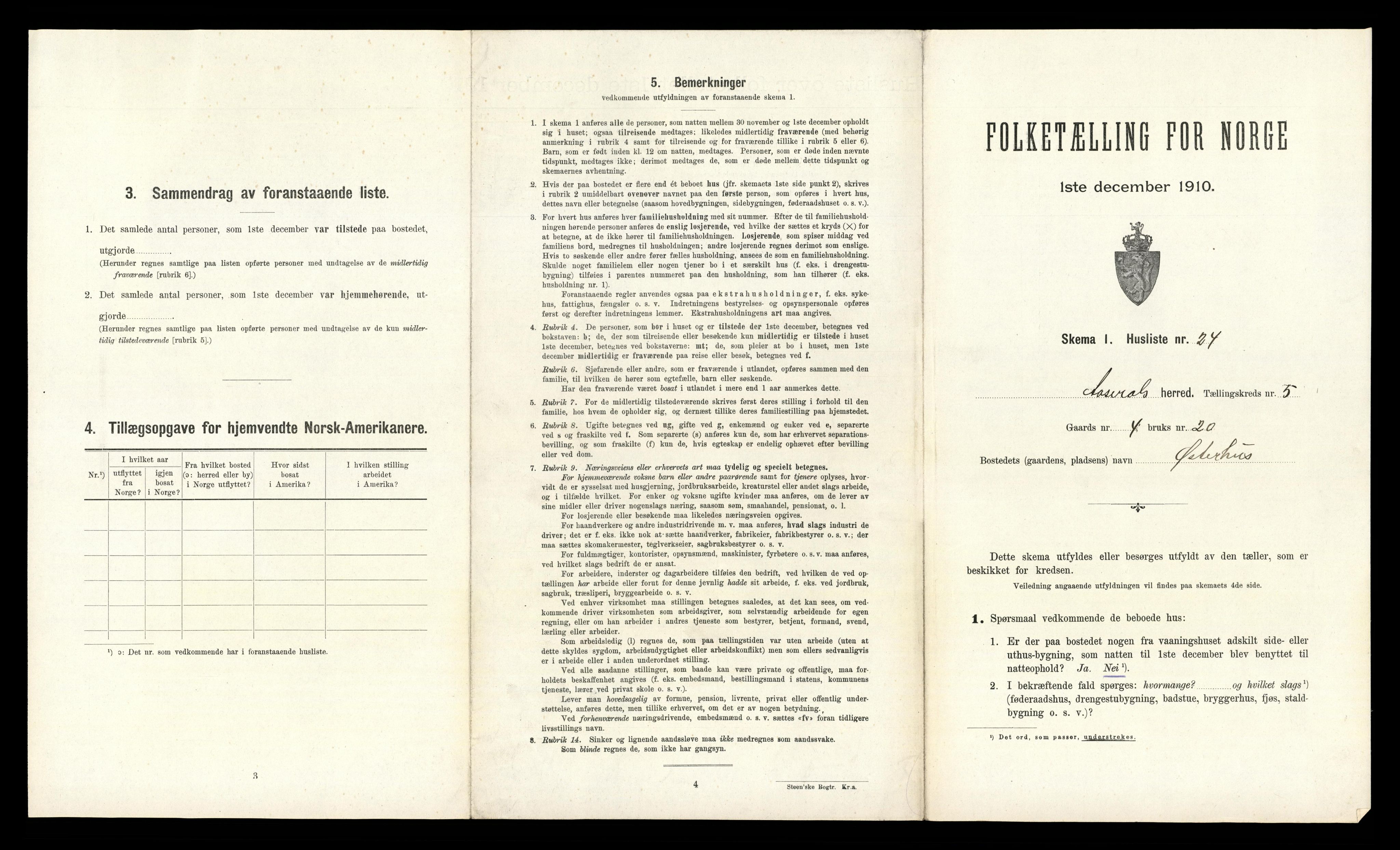 RA, Folketelling 1910 for 1026 Åseral herred, 1910, s. 293