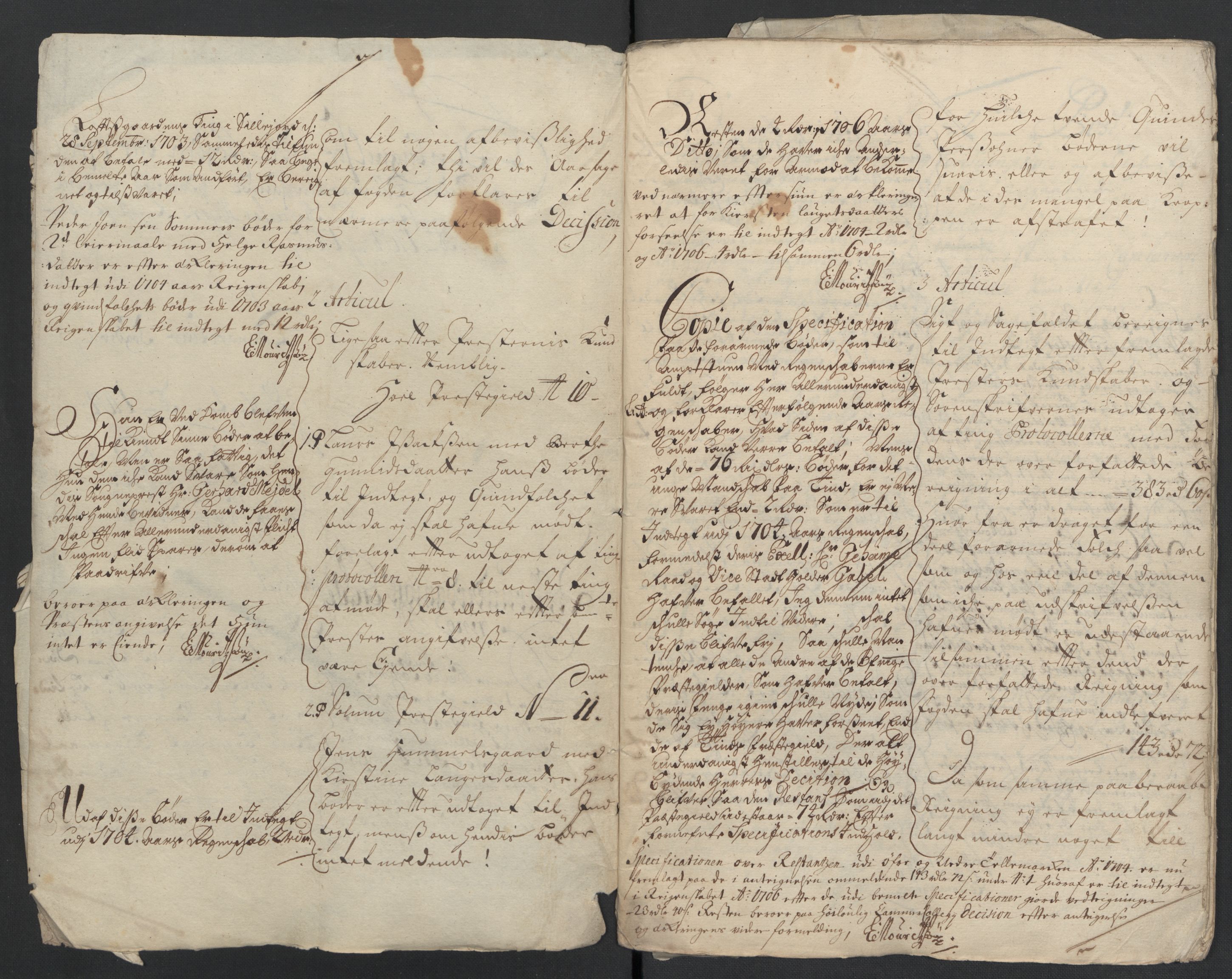 Rentekammeret inntil 1814, Reviderte regnskaper, Fogderegnskap, RA/EA-4092/R36/L2115: Fogderegnskap Øvre og Nedre Telemark og Bamble, 1705, s. 5