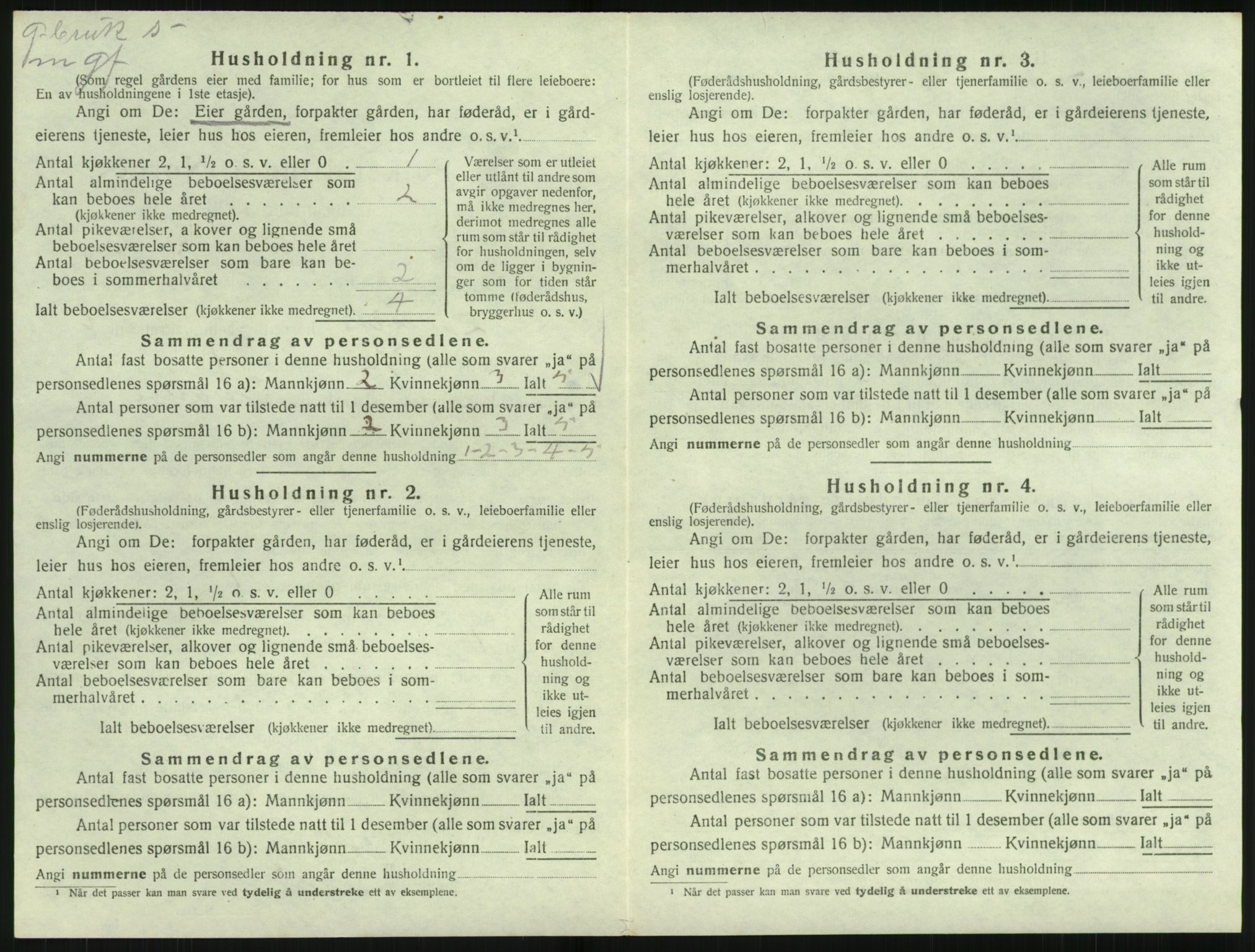 SAK, Folketelling 1920 for 0924 Landvik herred, 1920, s. 897