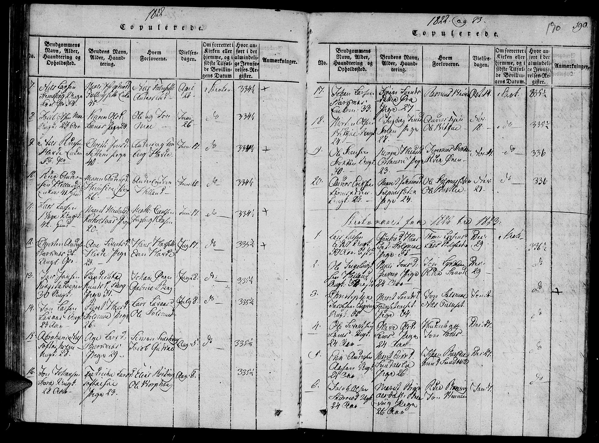 Ministerialprotokoller, klokkerbøker og fødselsregistre - Sør-Trøndelag, AV/SAT-A-1456/630/L0491: Ministerialbok nr. 630A04, 1818-1830, s. 190