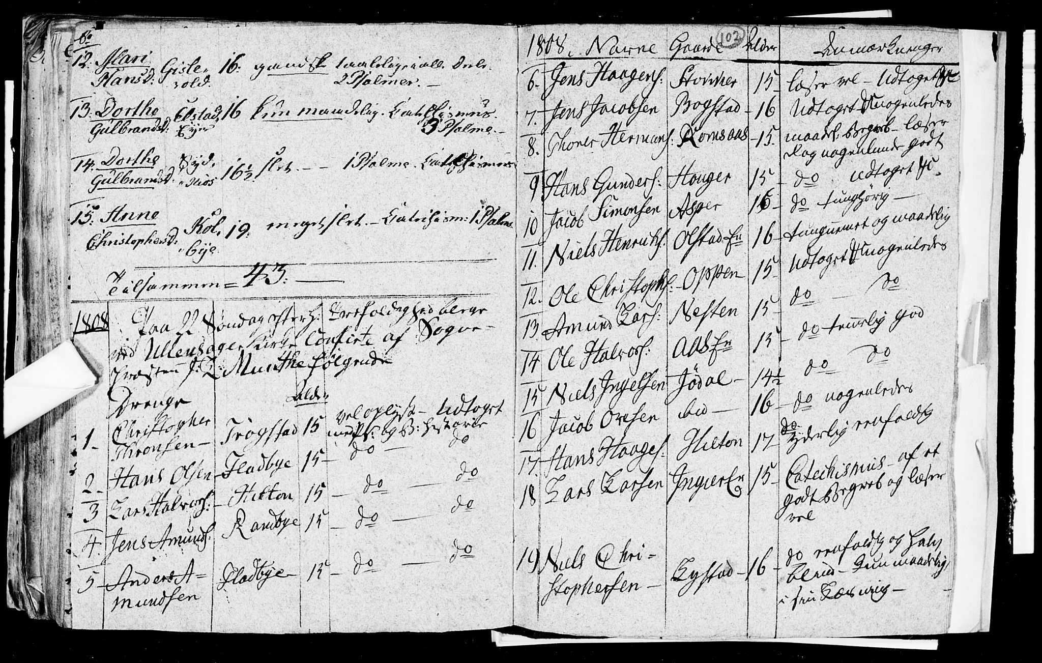 Ullensaker prestekontor Kirkebøker, AV/SAO-A-10236a/F/Fa/L0008: Ministerialbok nr. I 8, 1738-1810, s. 102