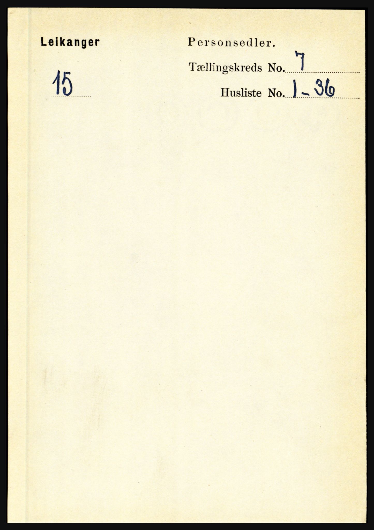 RA, Folketelling 1891 for 1419 Leikanger herred, 1891, s. 1341