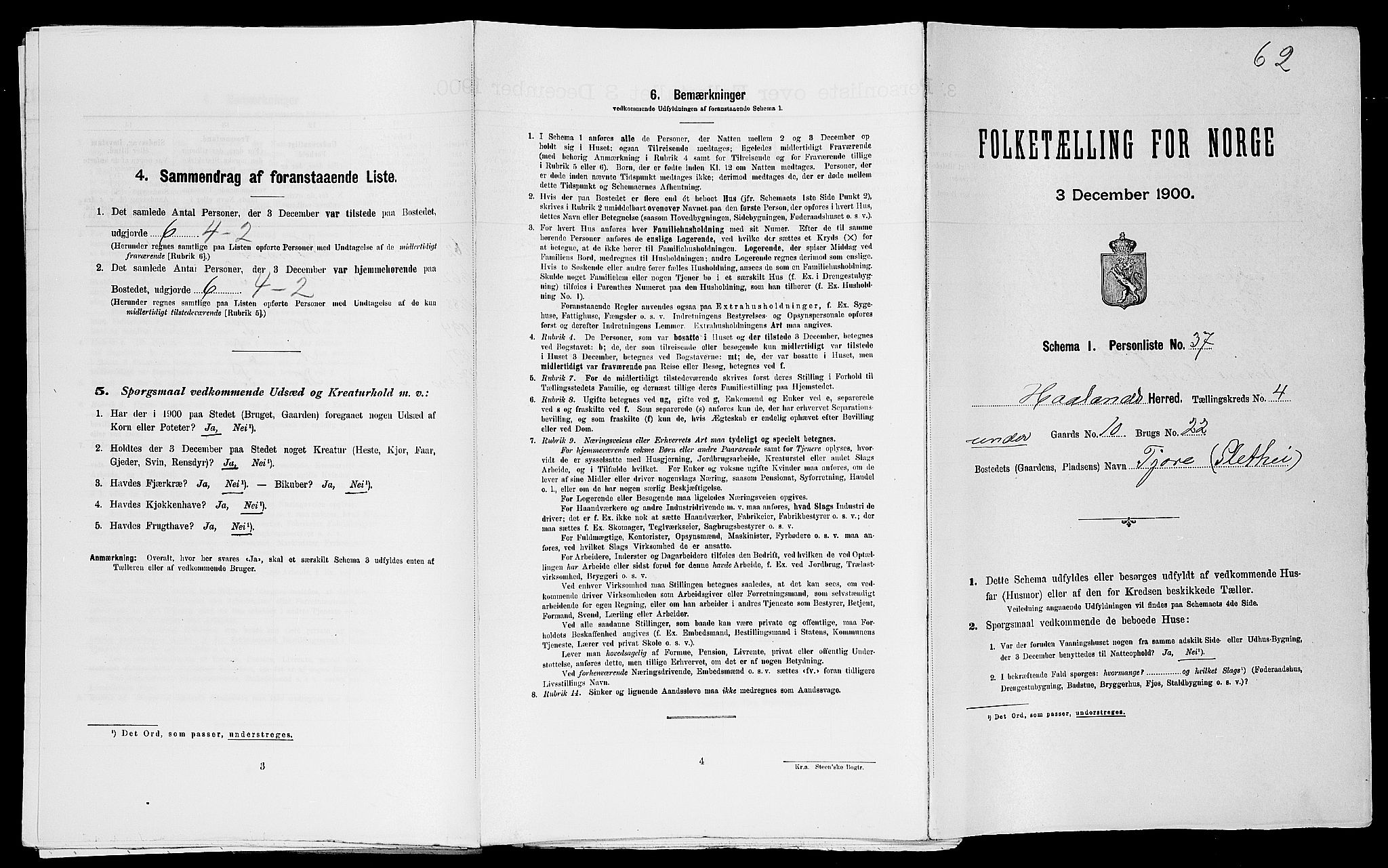 SAST, Folketelling 1900 for 1124 Haaland herred, 1900, s. 676