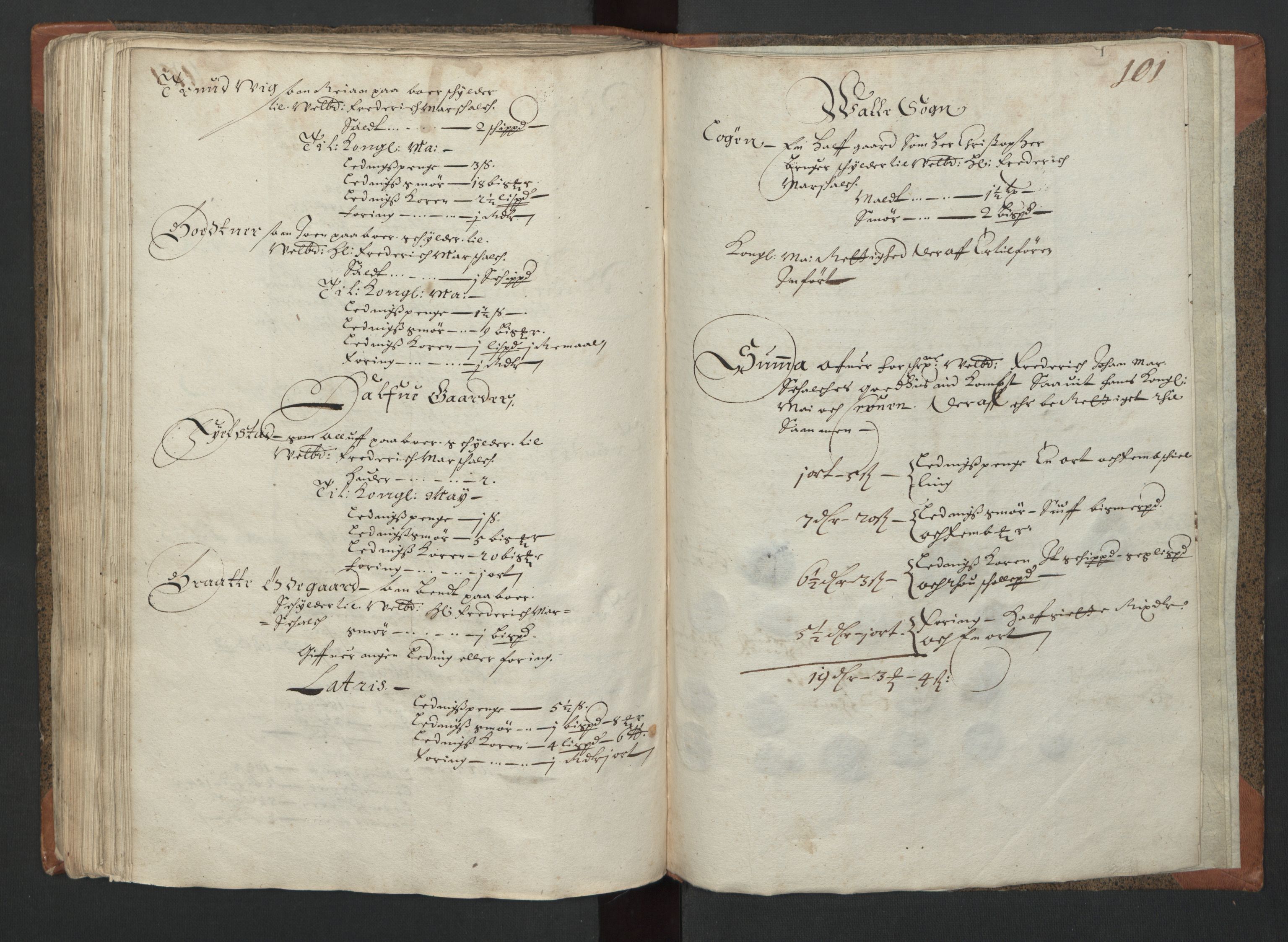 Rentekammeret inntil 1814, Realistisk ordnet avdeling, AV/RA-EA-4070/L/L0002/0001: Fredrikstad lagdømme: / Jordebok for Verne kloster, Heggen og Frøland len. Mars-mai 1661, 1661, s. 100b-101a