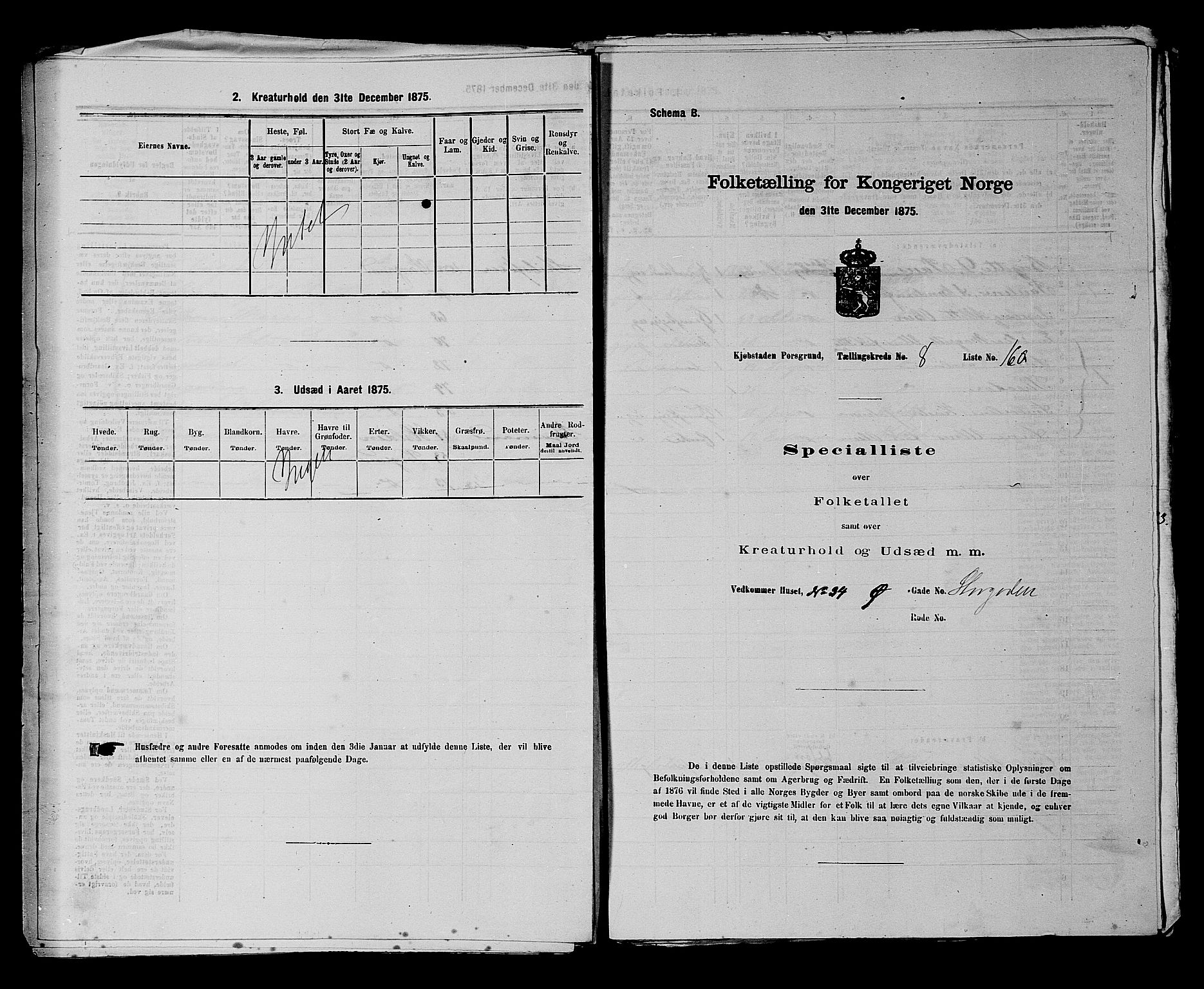 SAKO, Folketelling 1875 for 0805P Porsgrunn prestegjeld, 1875, s. 379