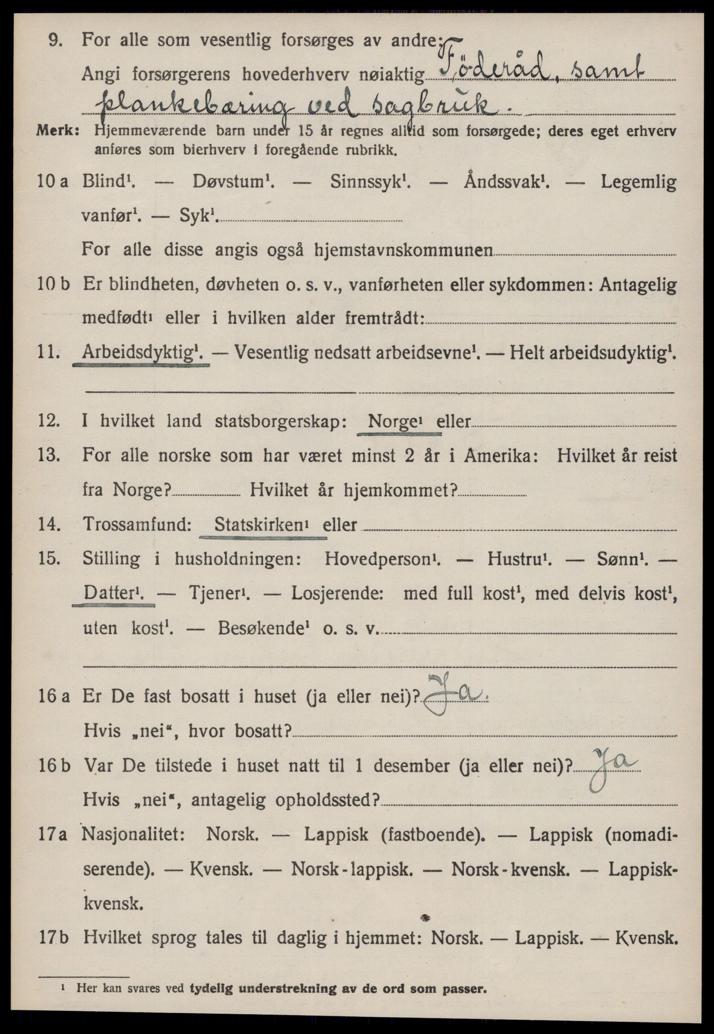 SAT, Folketelling 1920 for 1638 Orkdal herred, 1920, s. 3901