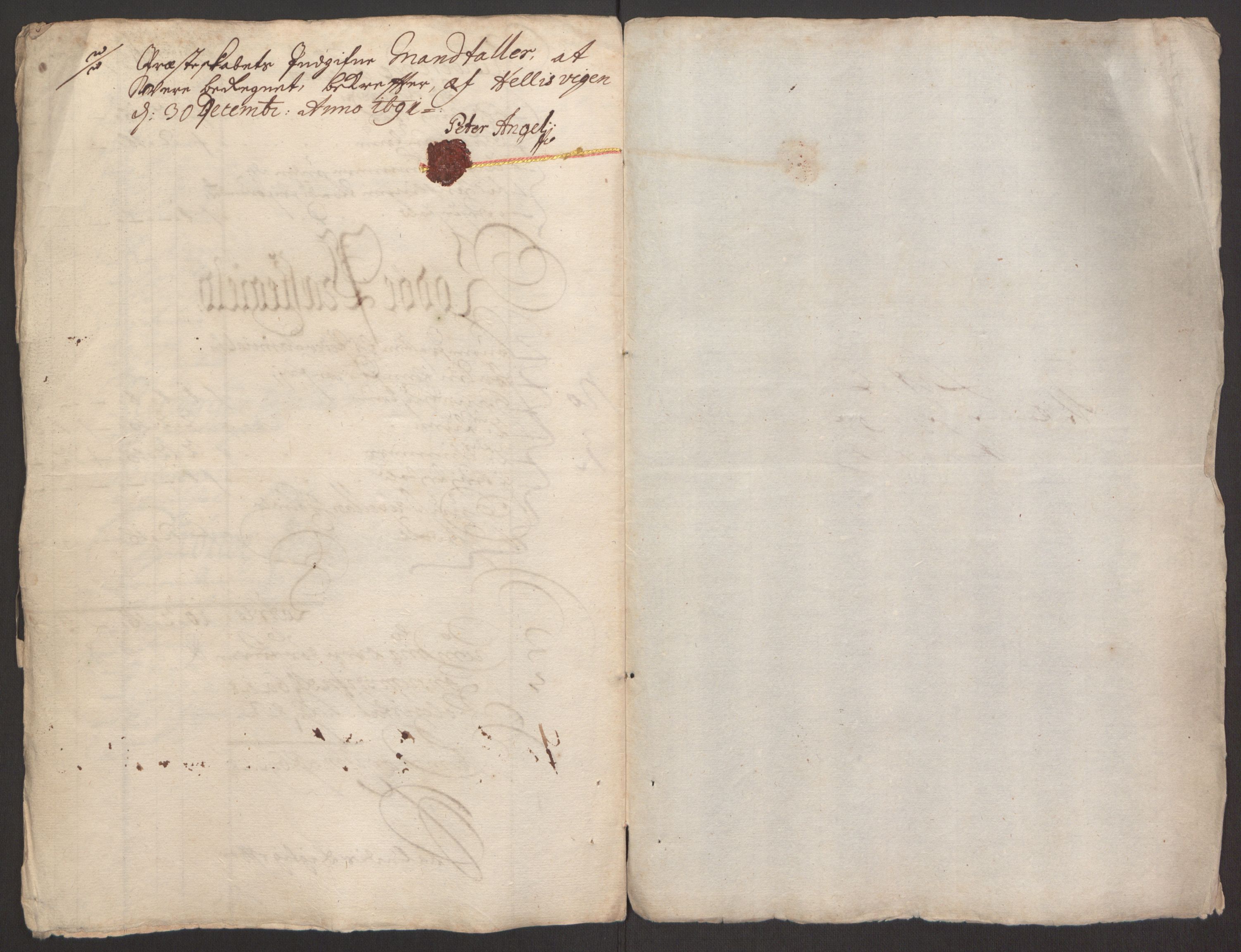 Rentekammeret inntil 1814, Reviderte regnskaper, Fogderegnskap, RA/EA-4092/R65/L4504: Fogderegnskap Helgeland, 1691-1692, s. 112