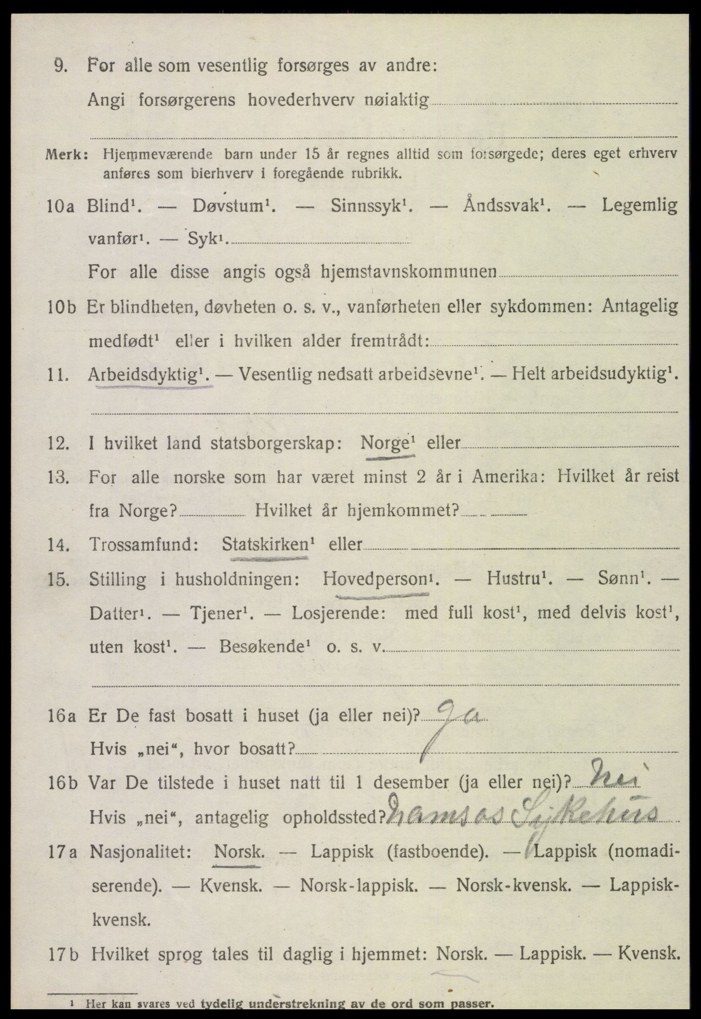 SAT, Folketelling 1920 for 1751 Nærøy herred, 1920, s. 1292