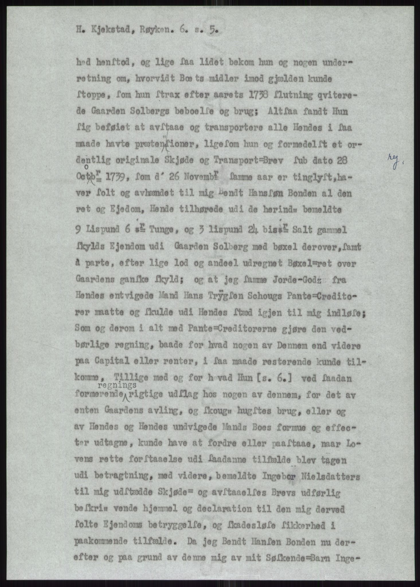 Samlinger til kildeutgivelse, Diplomavskriftsamlingen, AV/RA-EA-4053/H/Ha, s. 2043