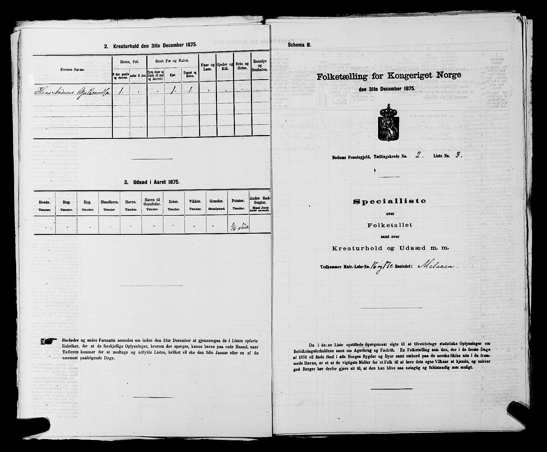SAKO, Folketelling 1875 for 0623P Modum prestegjeld, 1875, s. 237