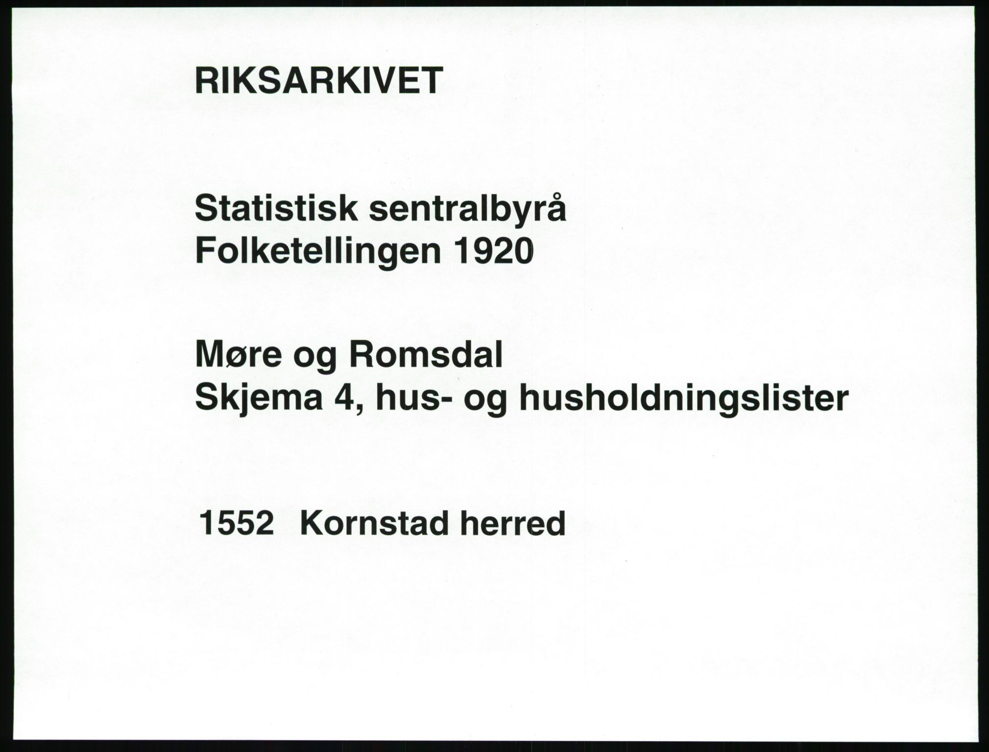 SAT, Folketelling 1920 for 1552 Kornstad herred, 1920, s. 27