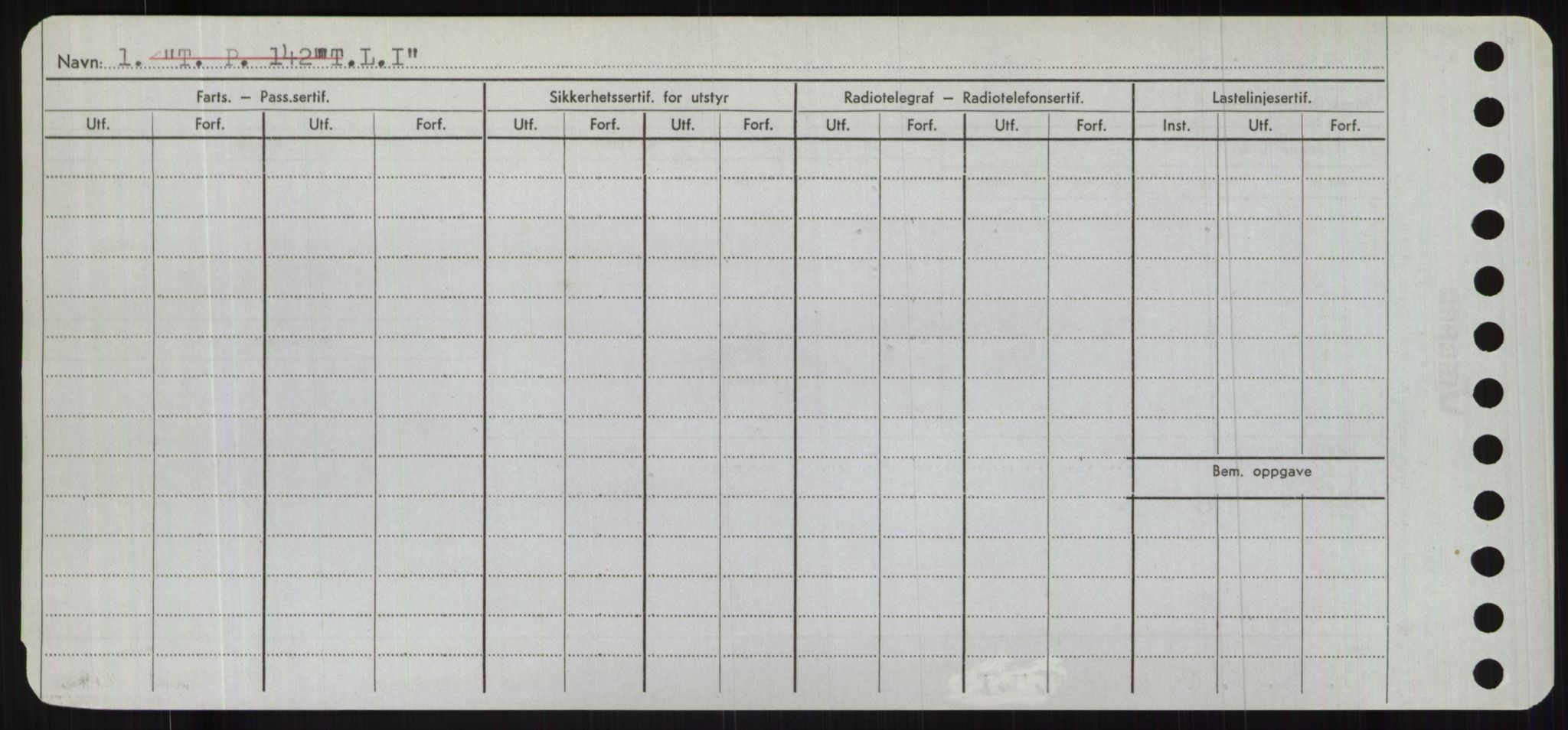 Sjøfartsdirektoratet med forløpere, Skipsmålingen, RA/S-1627/H/Hc/L0001: Lektere, A-Y, s. 428