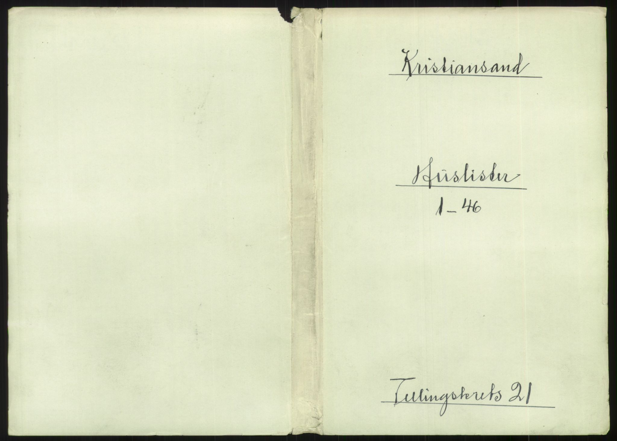 RA, Folketelling 1891 for 1001 Kristiansand kjøpstad, 1891, s. 1200