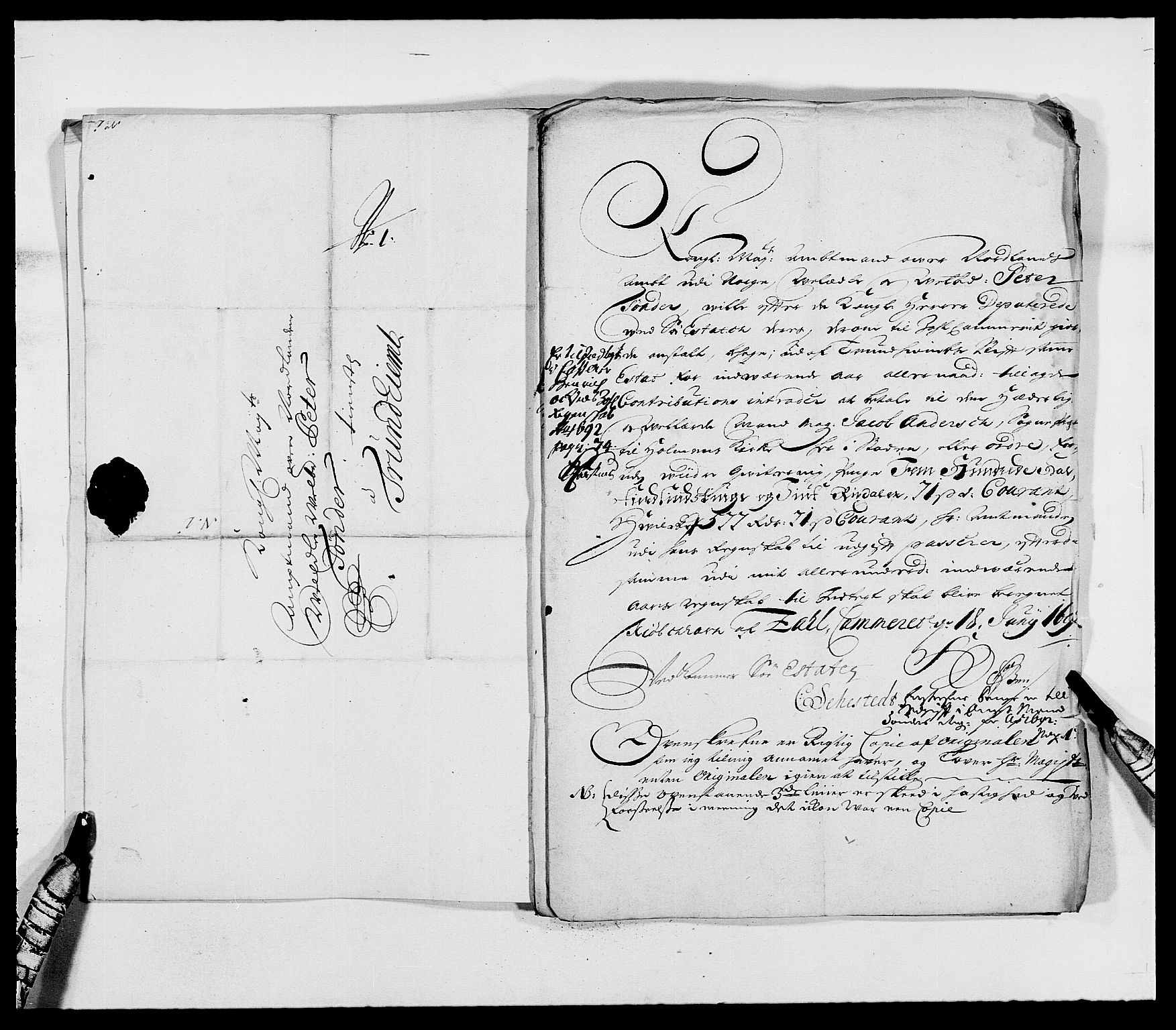 Rentekammeret inntil 1814, Reviderte regnskaper, Fogderegnskap, RA/EA-4092/R68/L4751: Fogderegnskap Senja og Troms, 1690-1693, s. 207
