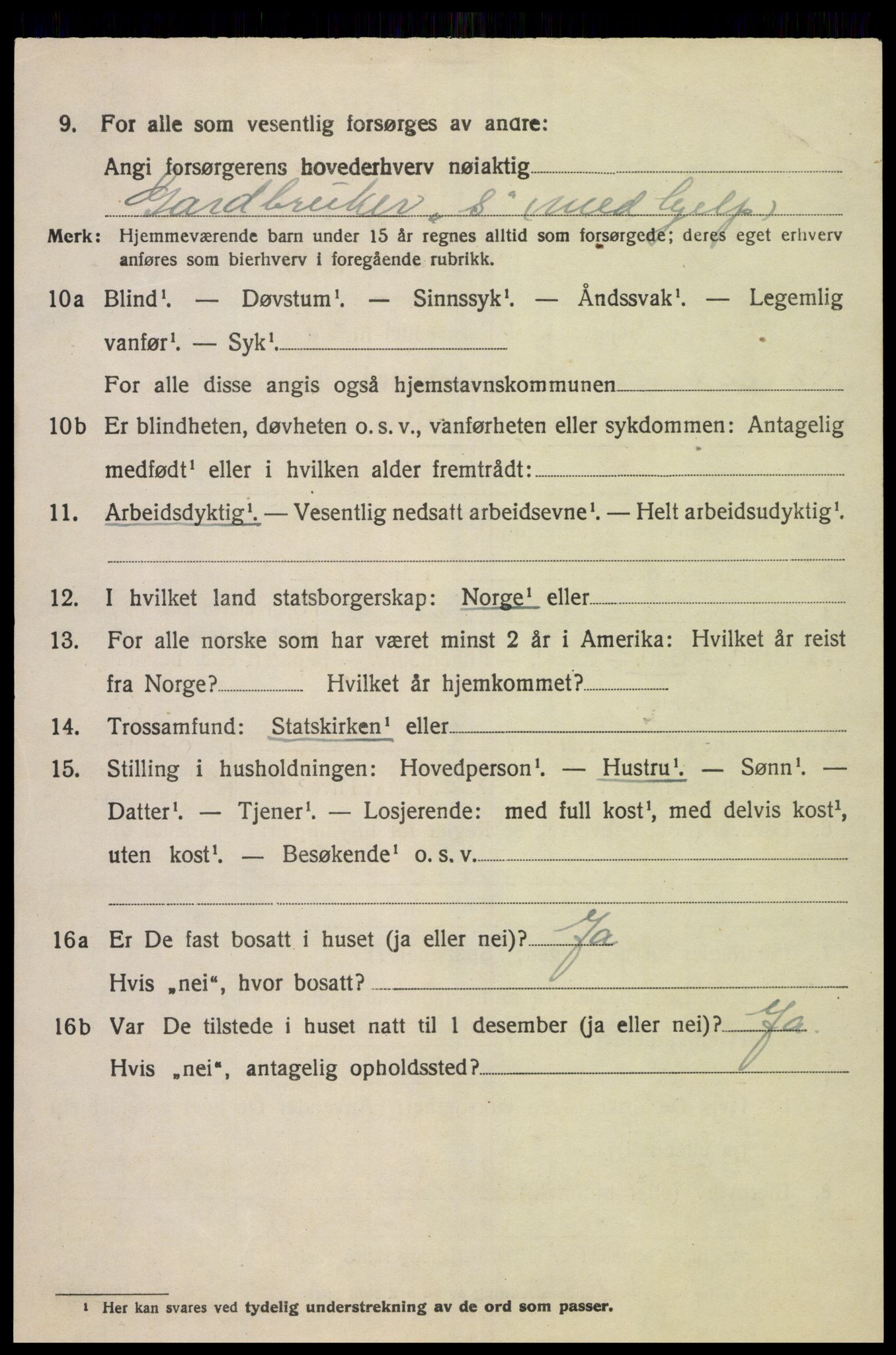 SAK, Folketelling 1920 for 1019 Halse og Harkmark herred, 1920, s. 7230